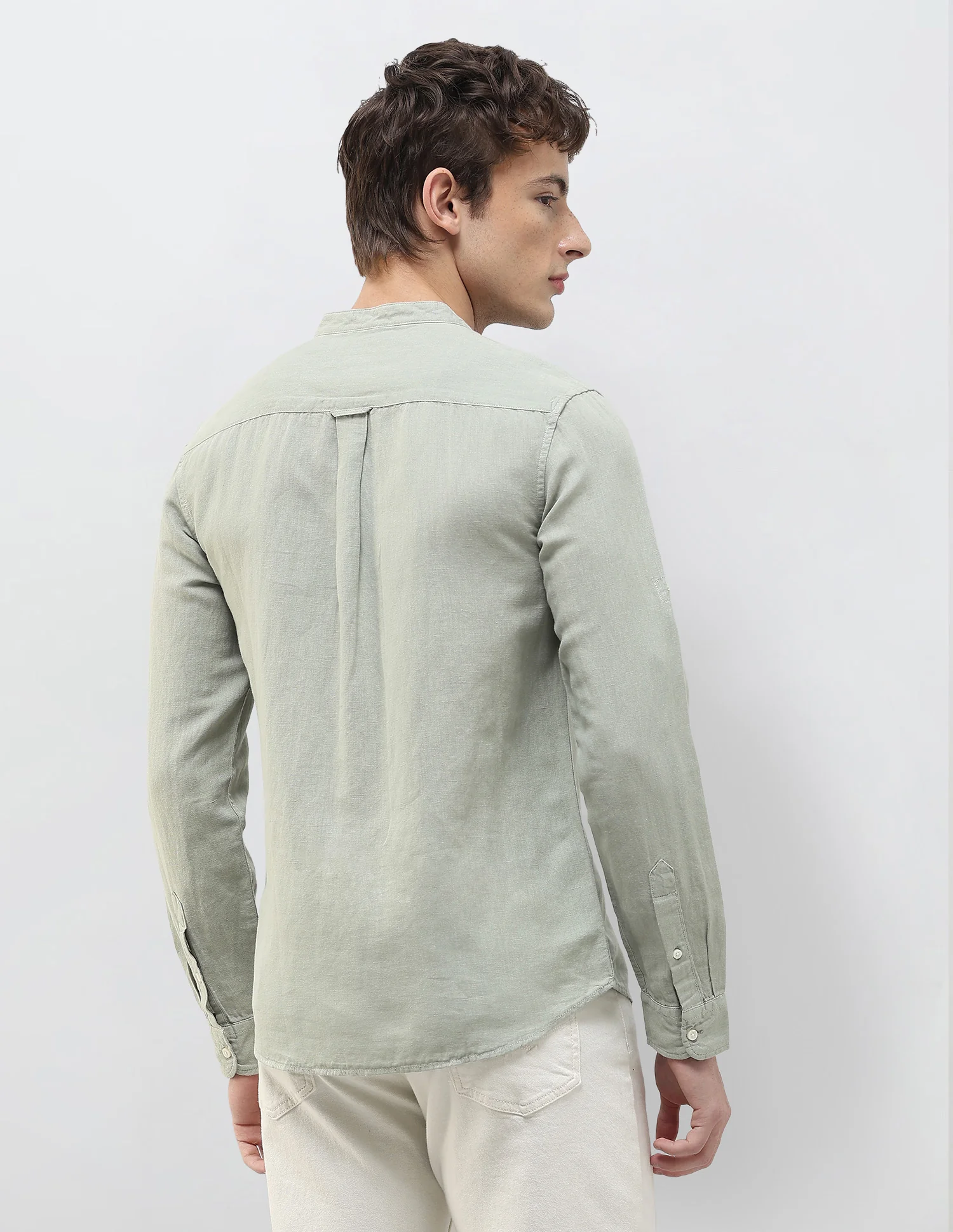 Solid Regular Fit Shirt - Image 5