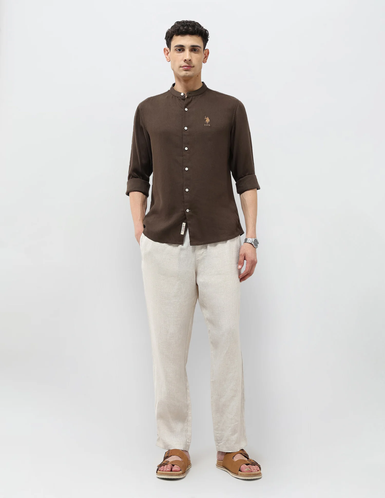 Solid Regular Fit Shirt - Image 3