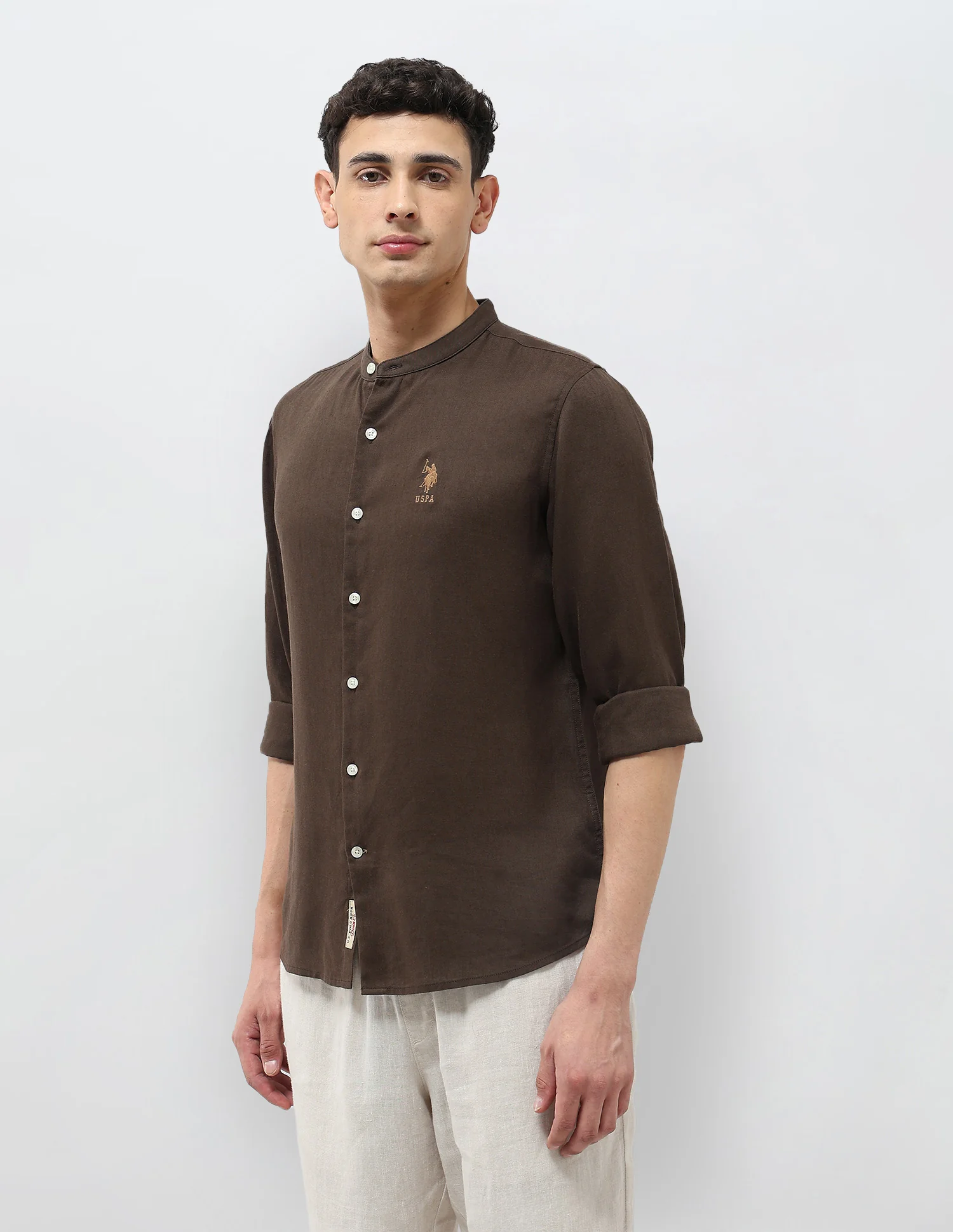 Solid Regular Fit Shirt - Image 4