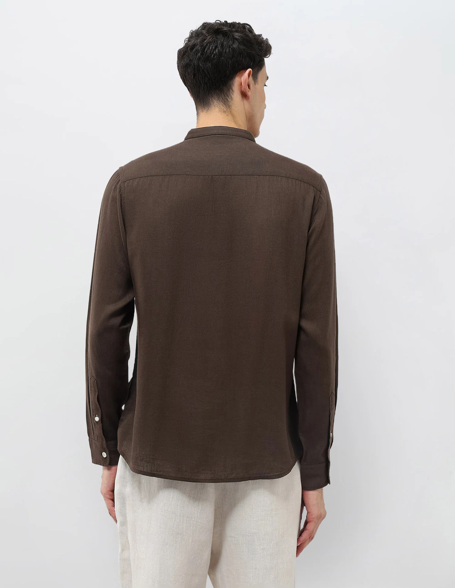 Solid Regular Fit Shirt - Image 5