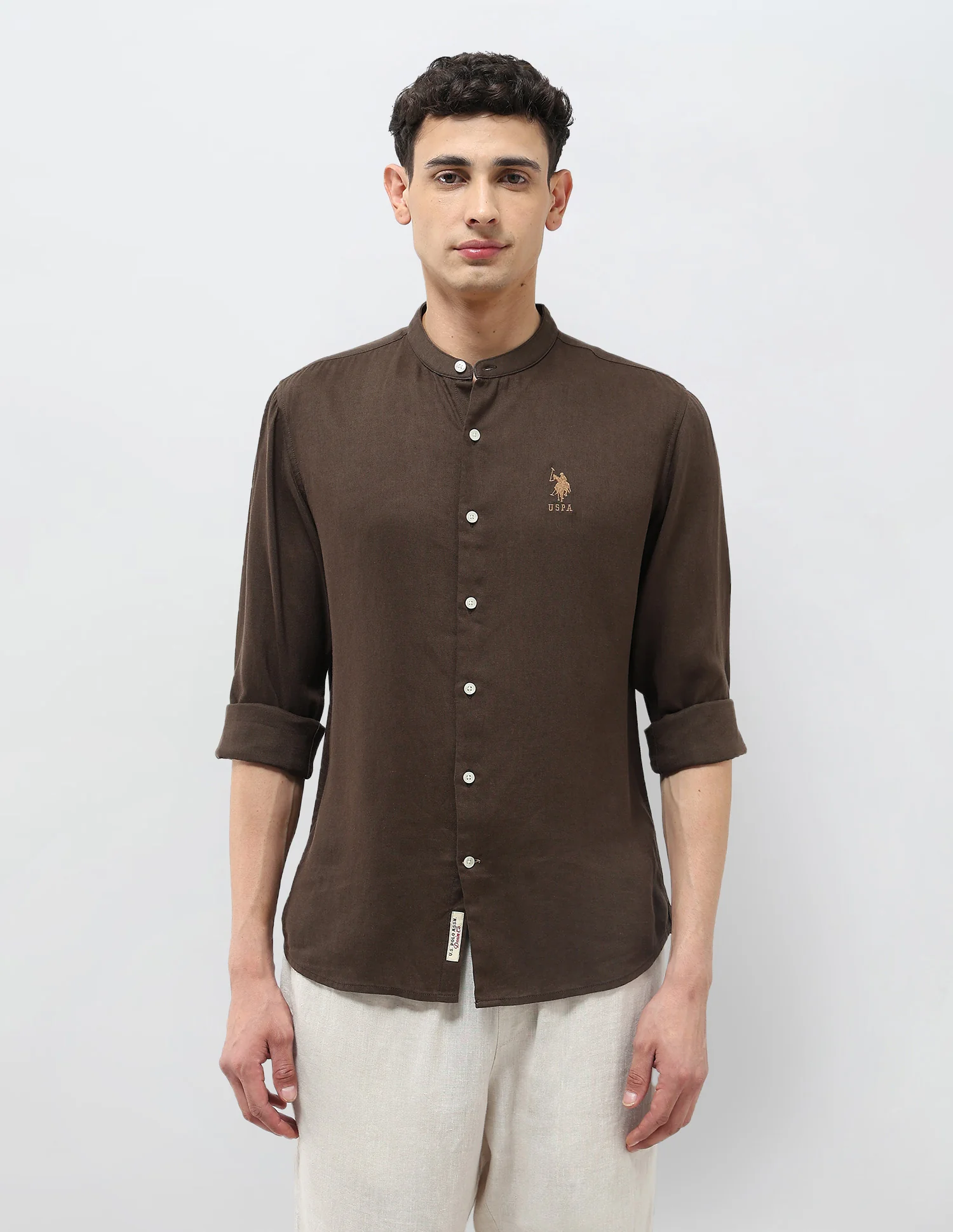 Solid Regular Fit Shirt - Image 6