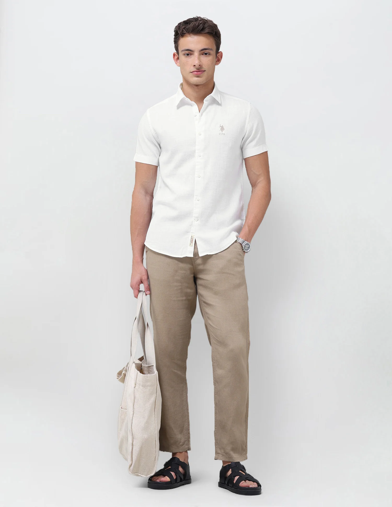 Solid Regular Fit Shirt - Image 3