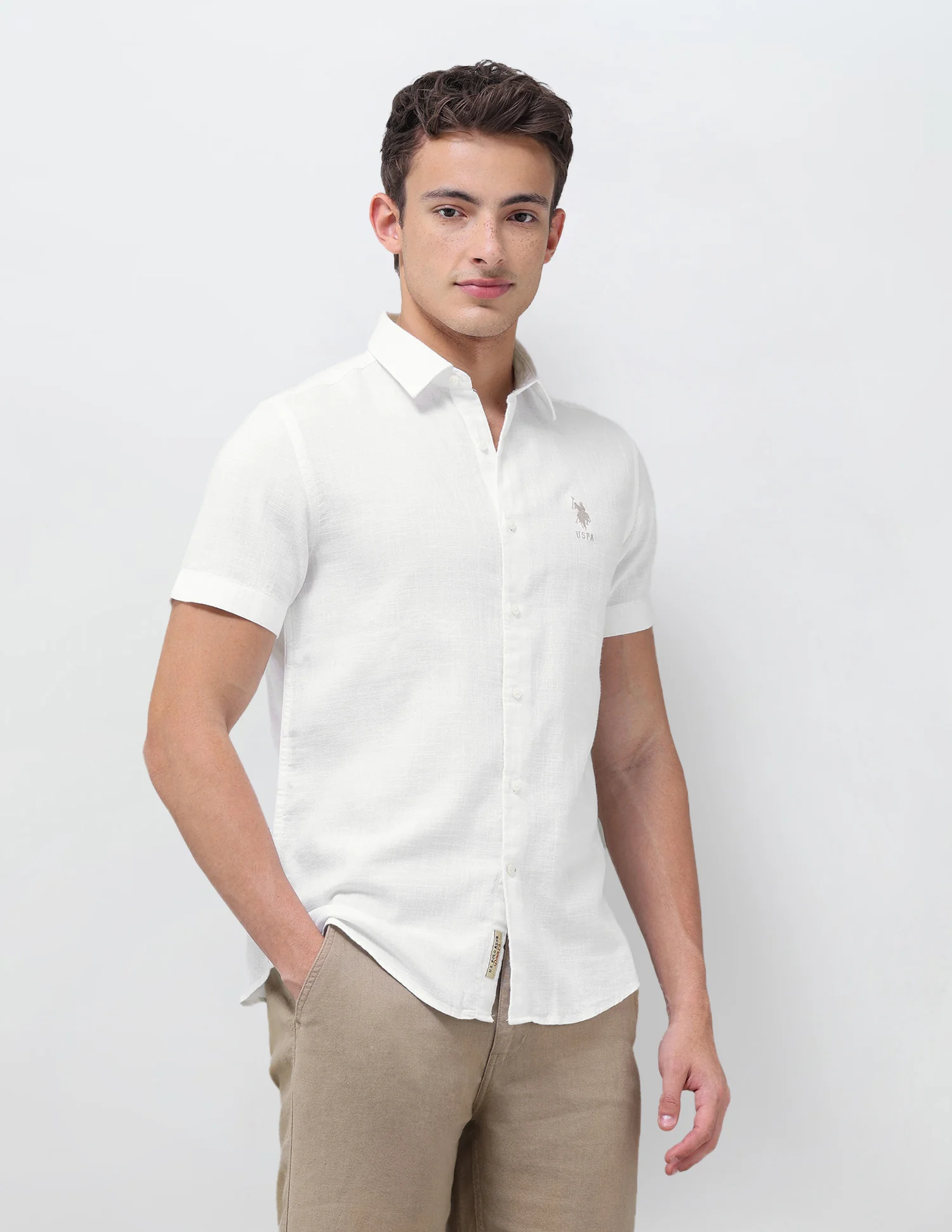Solid Regular Fit Shirt - Image 4