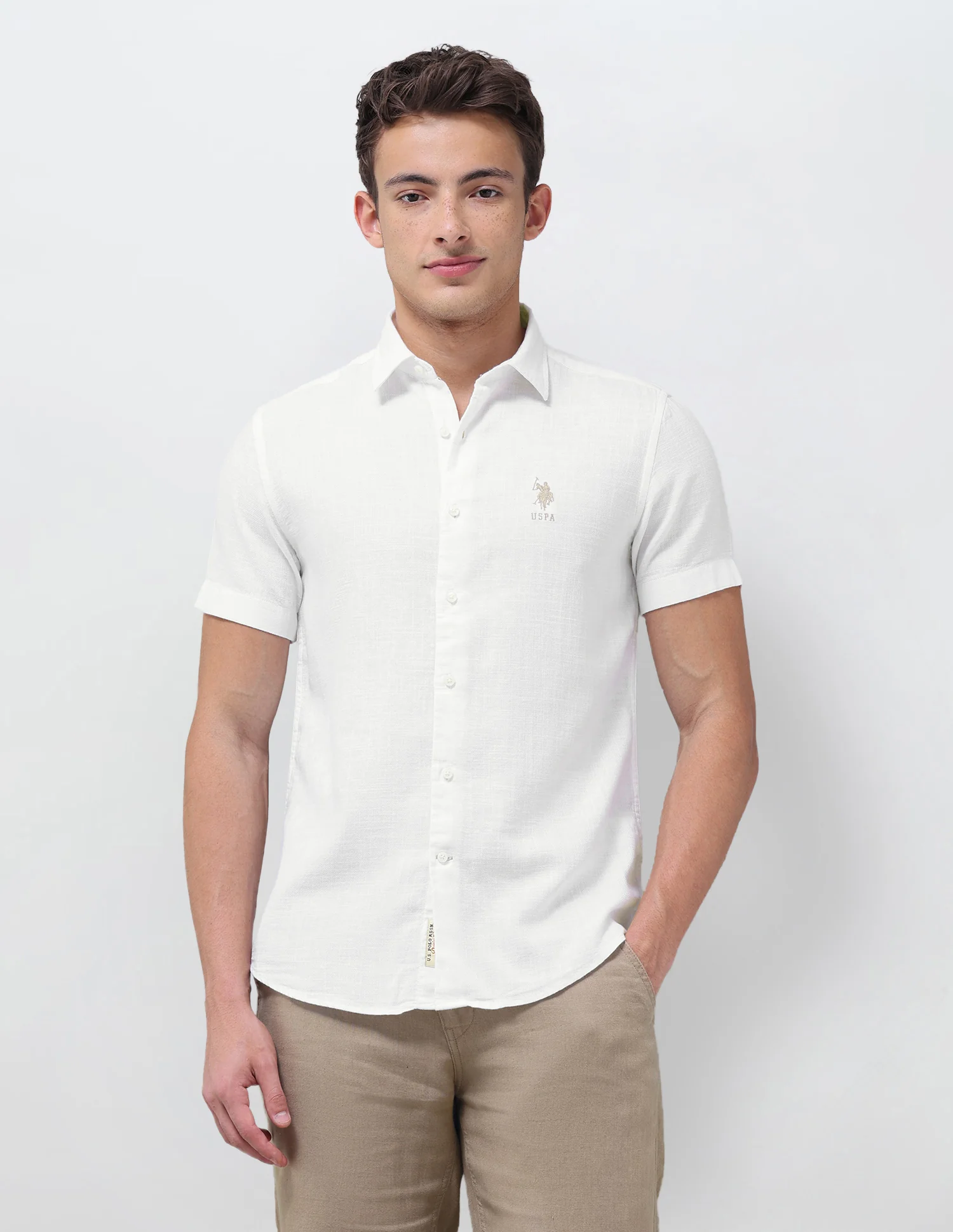 Solid Regular Fit Shirt - Image 6