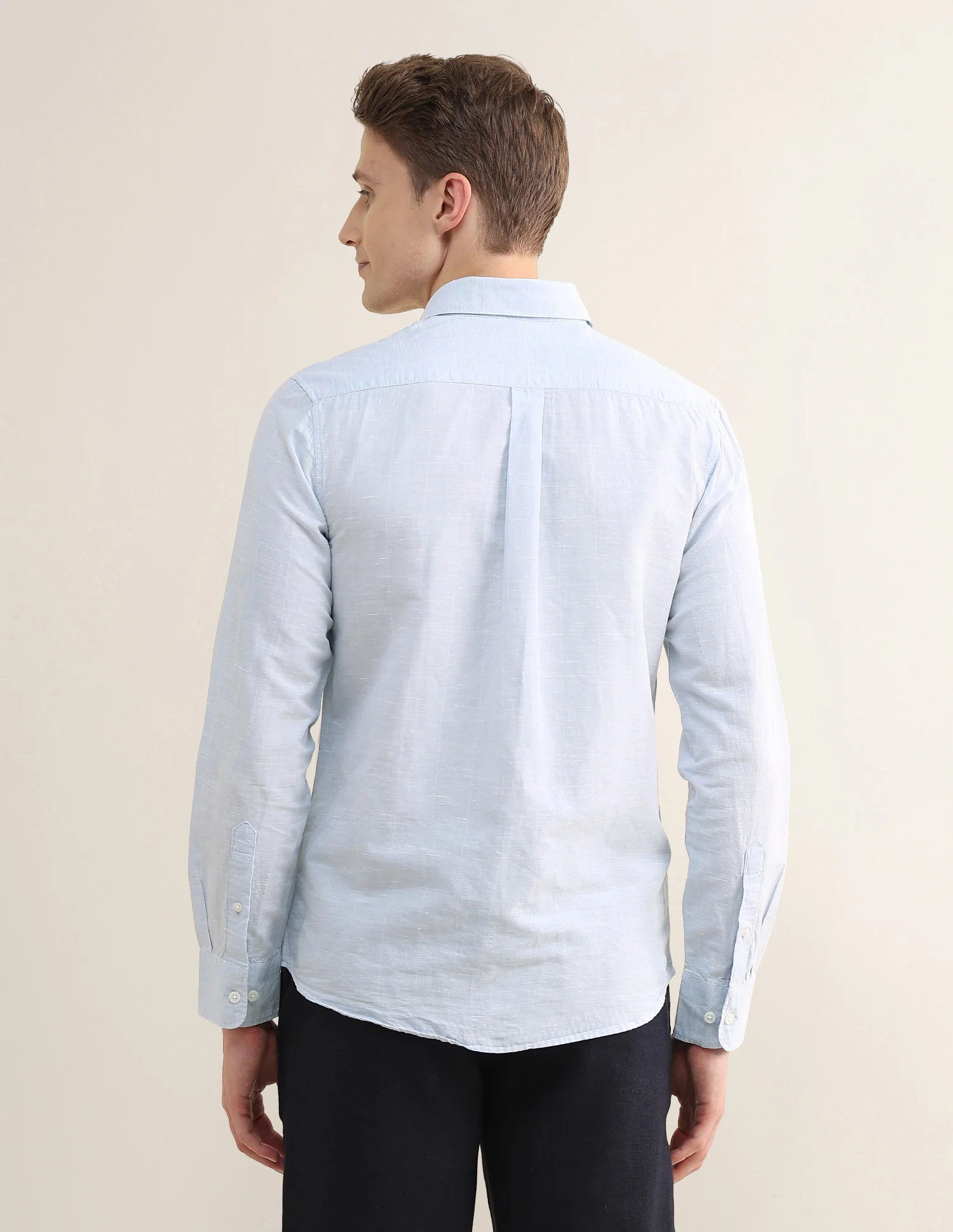 Solid Regular Fit Shirt - Image 5
