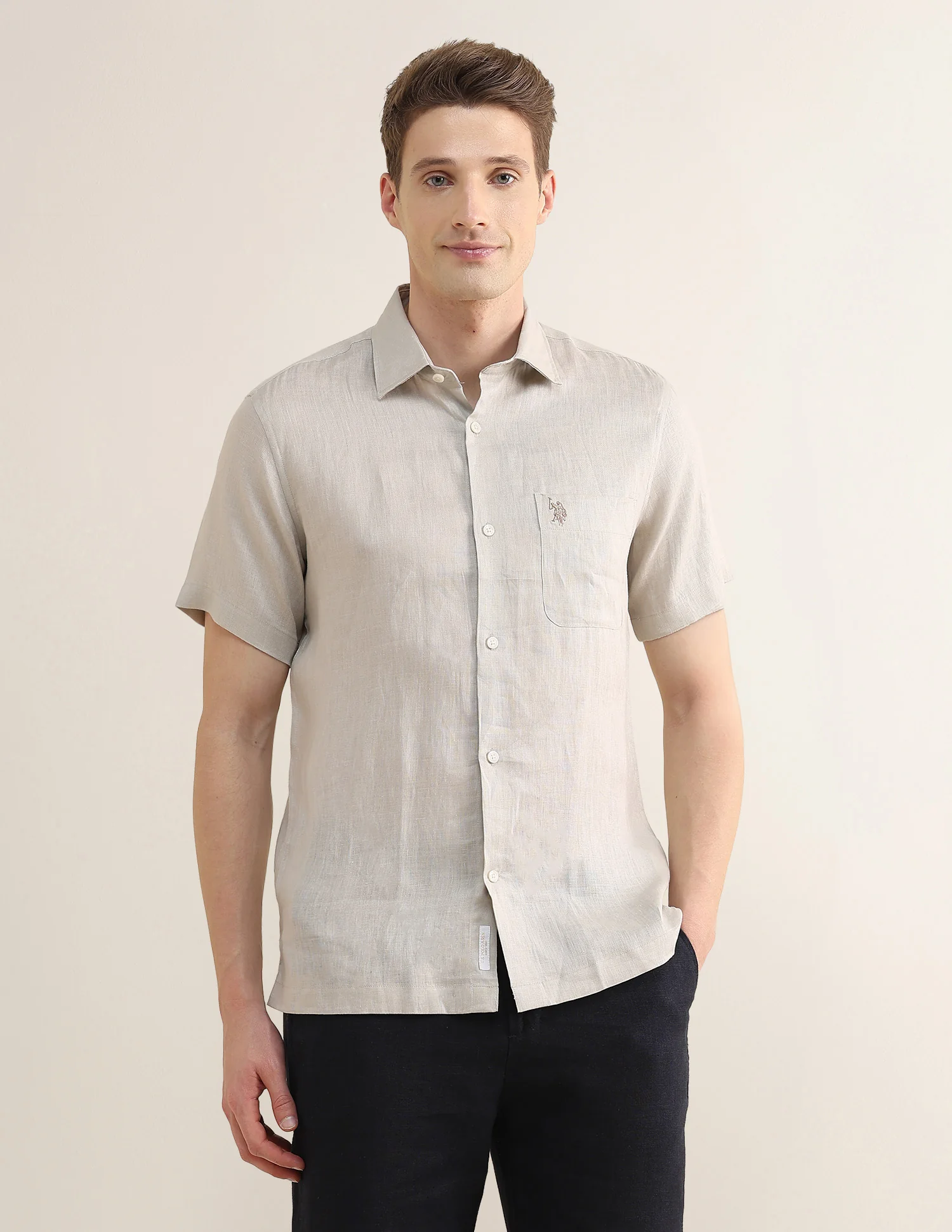 Solid Regular Fit Shirt - Image 6