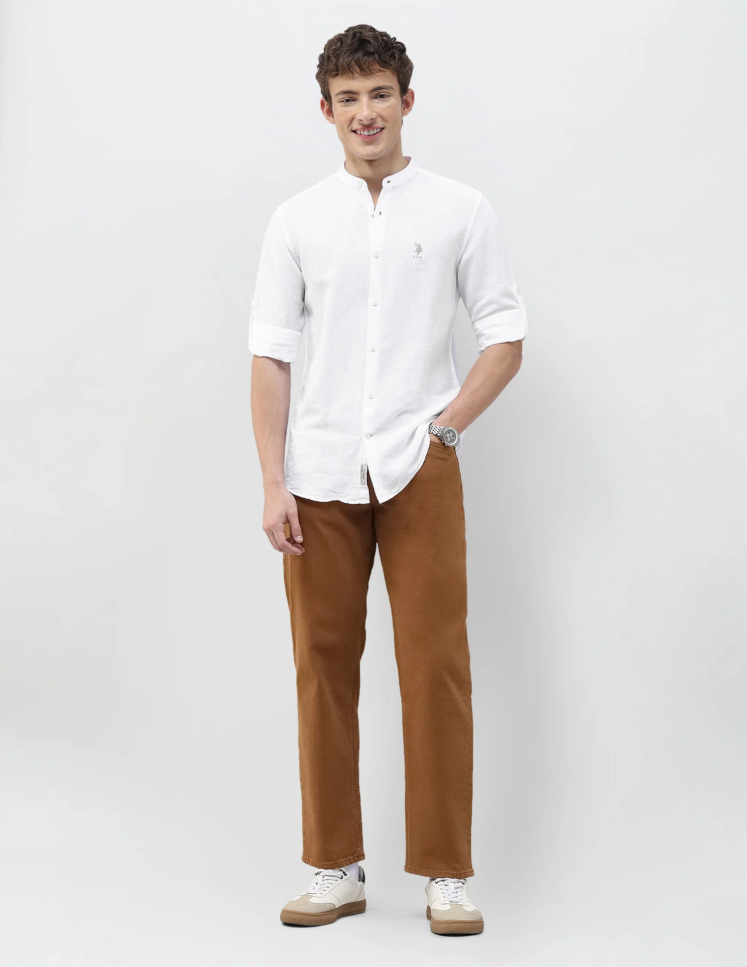 Solid Regular Fit Shirt - Image 3