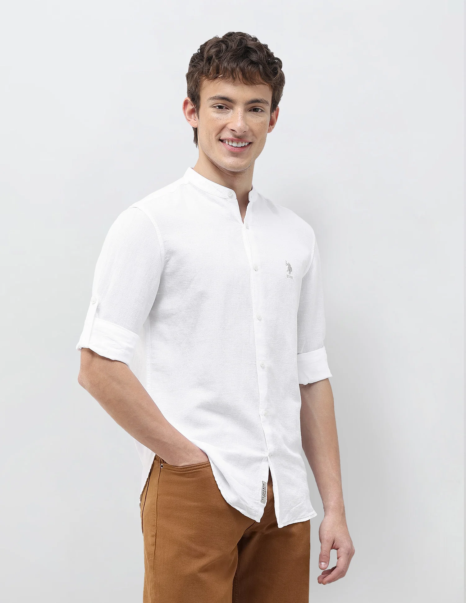 Solid Regular Fit Shirt - Image 4