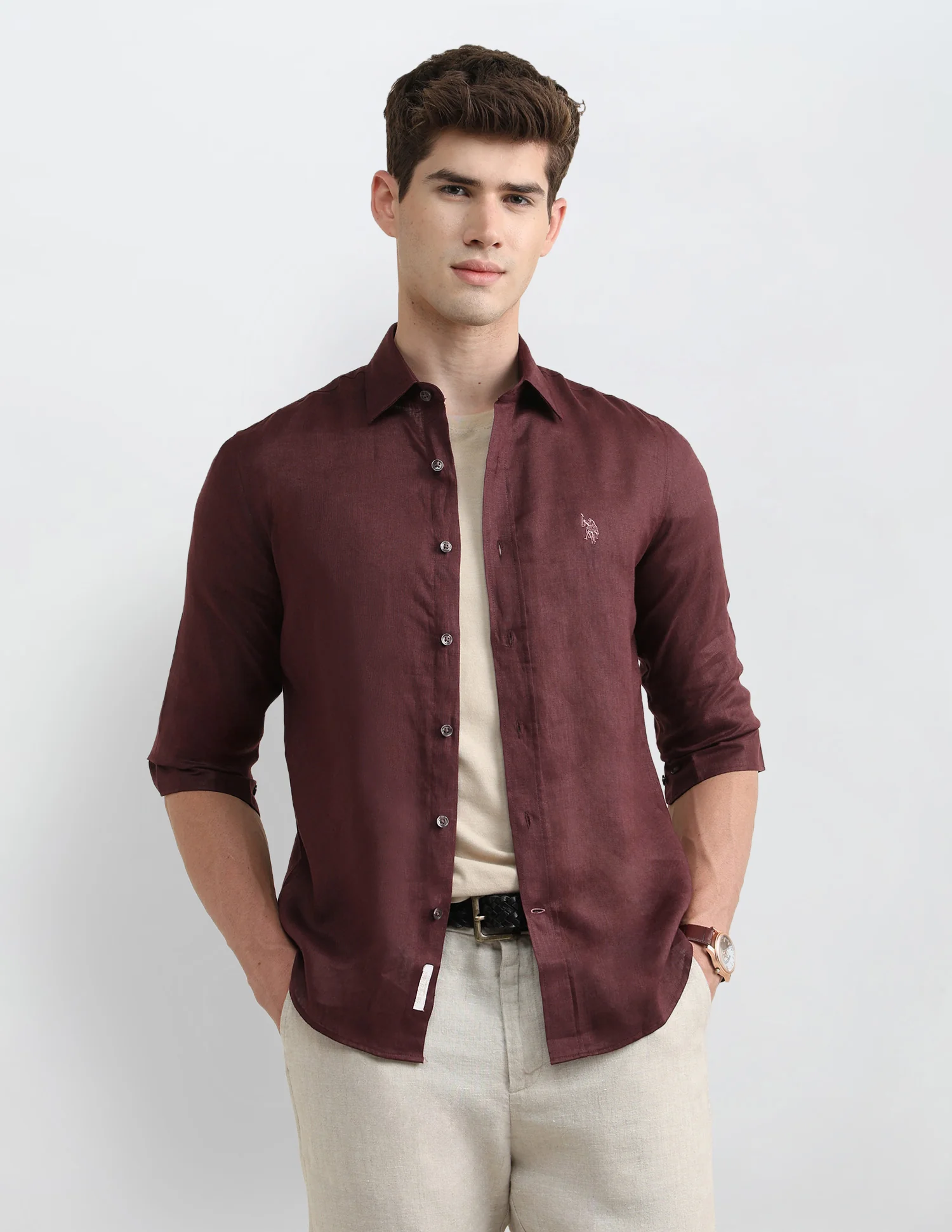 Solid Regular Fit Shirt