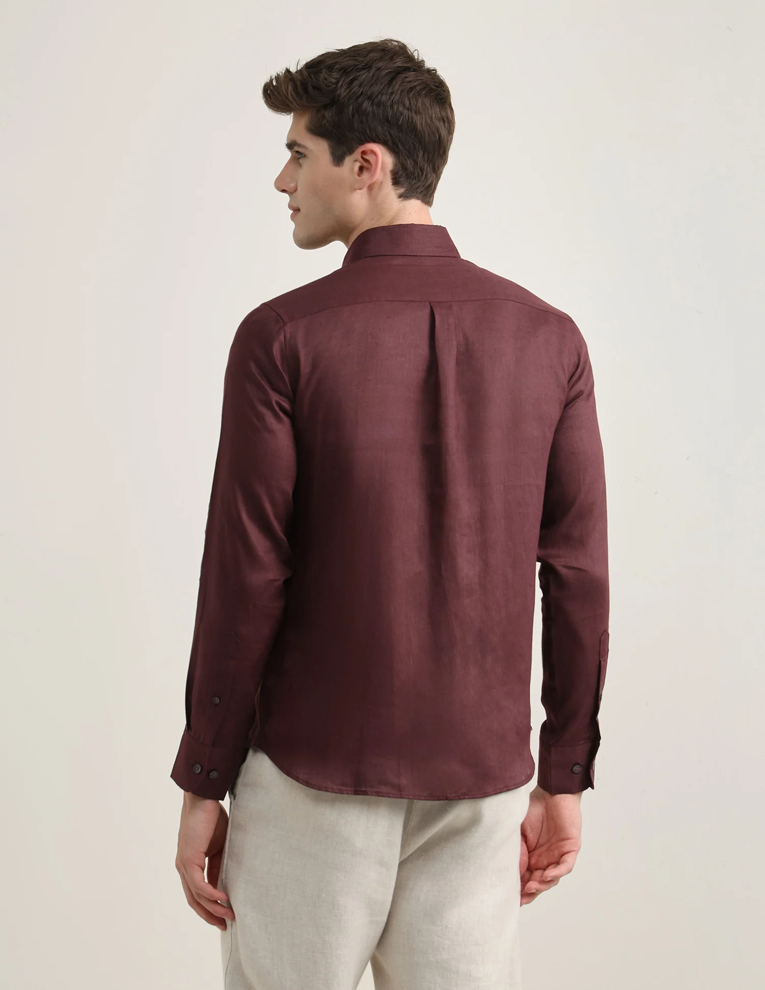 Solid Regular Fit Shirt - Image 5