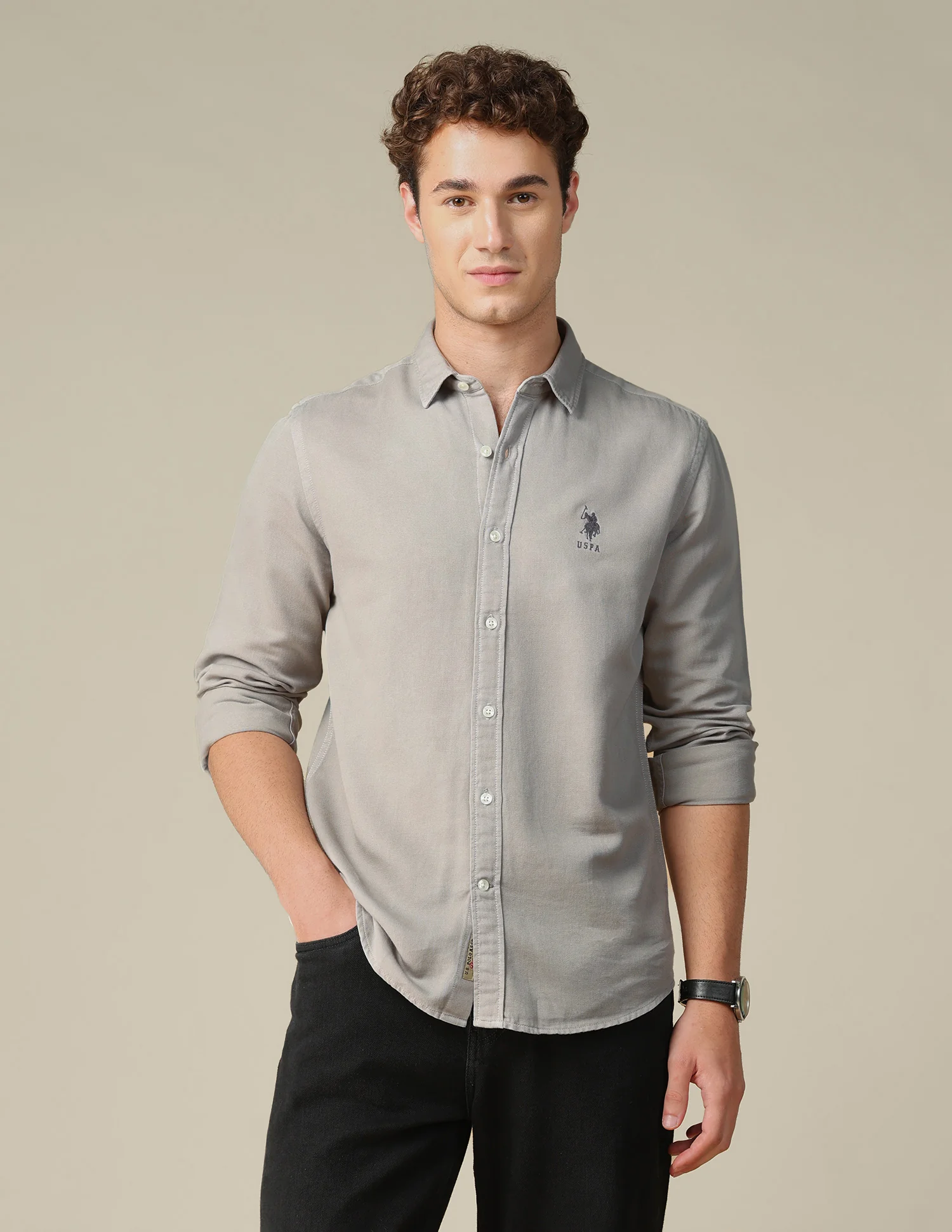 Solid Regular Fit Shirt