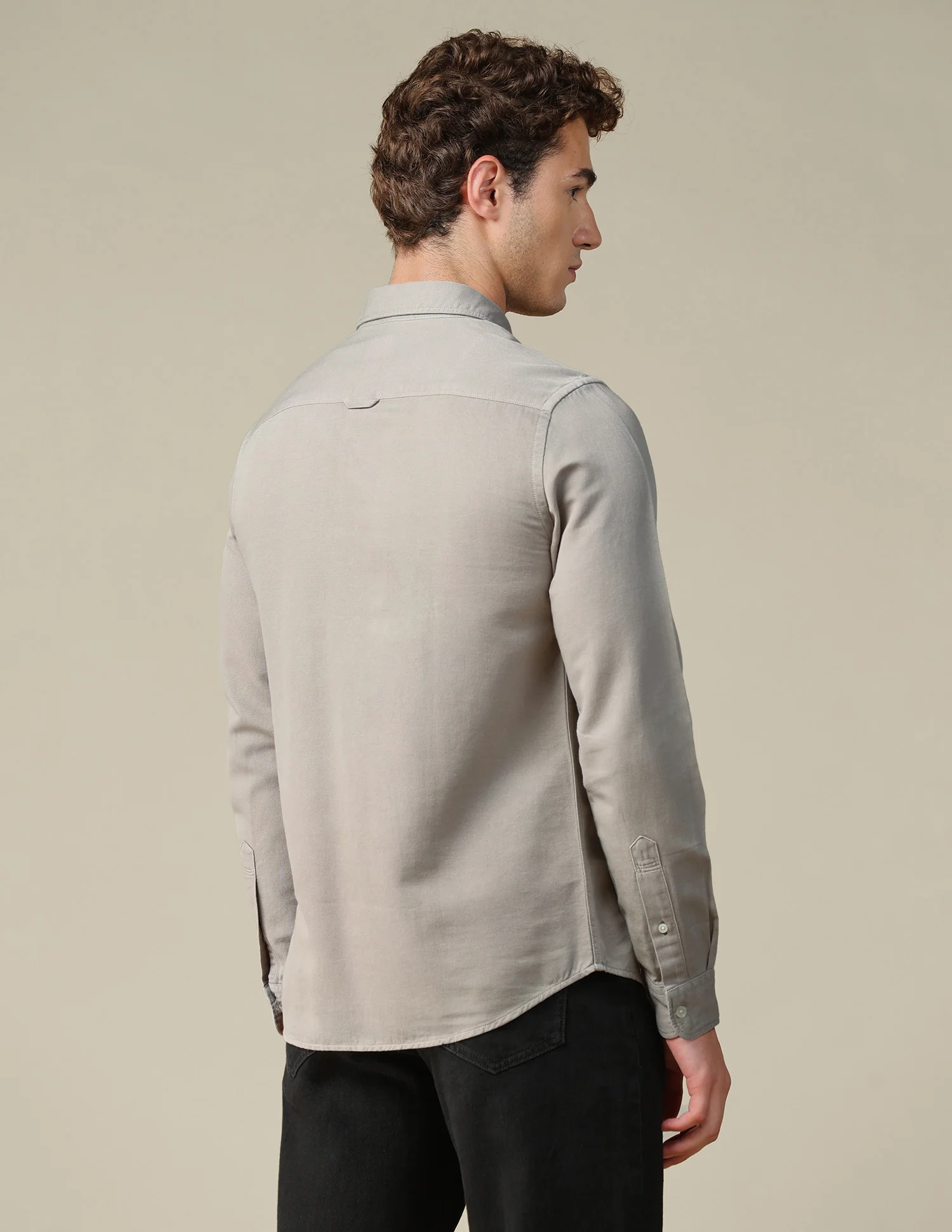 Solid Regular Fit Shirt - Image 5