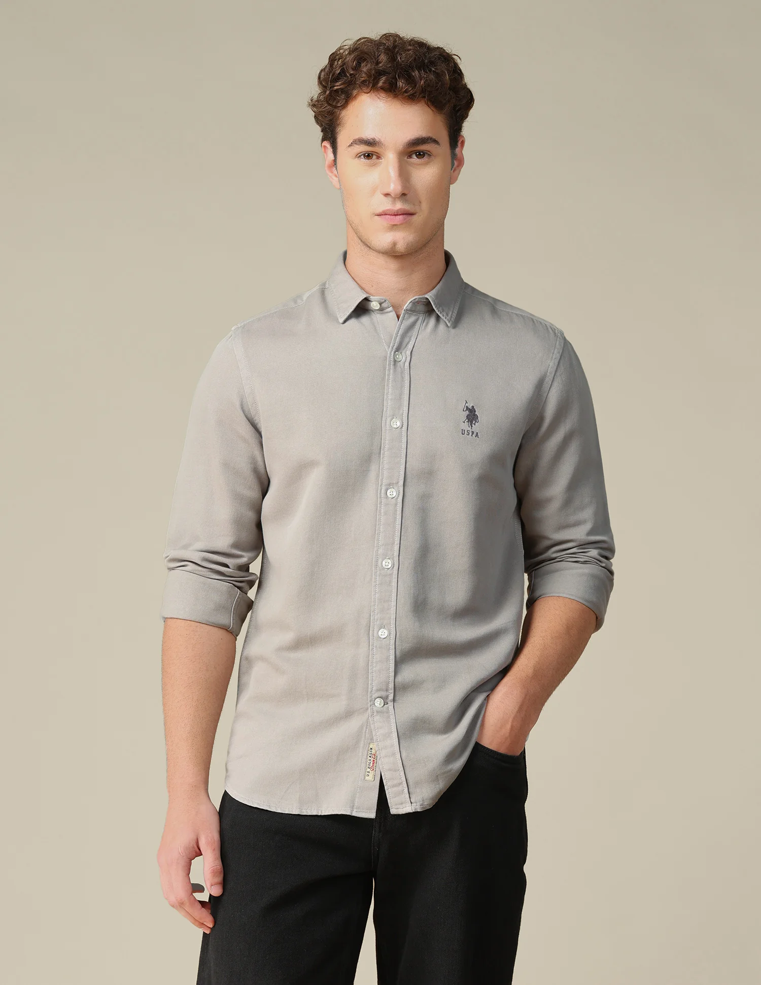 Solid Regular Fit Shirt - Image 6