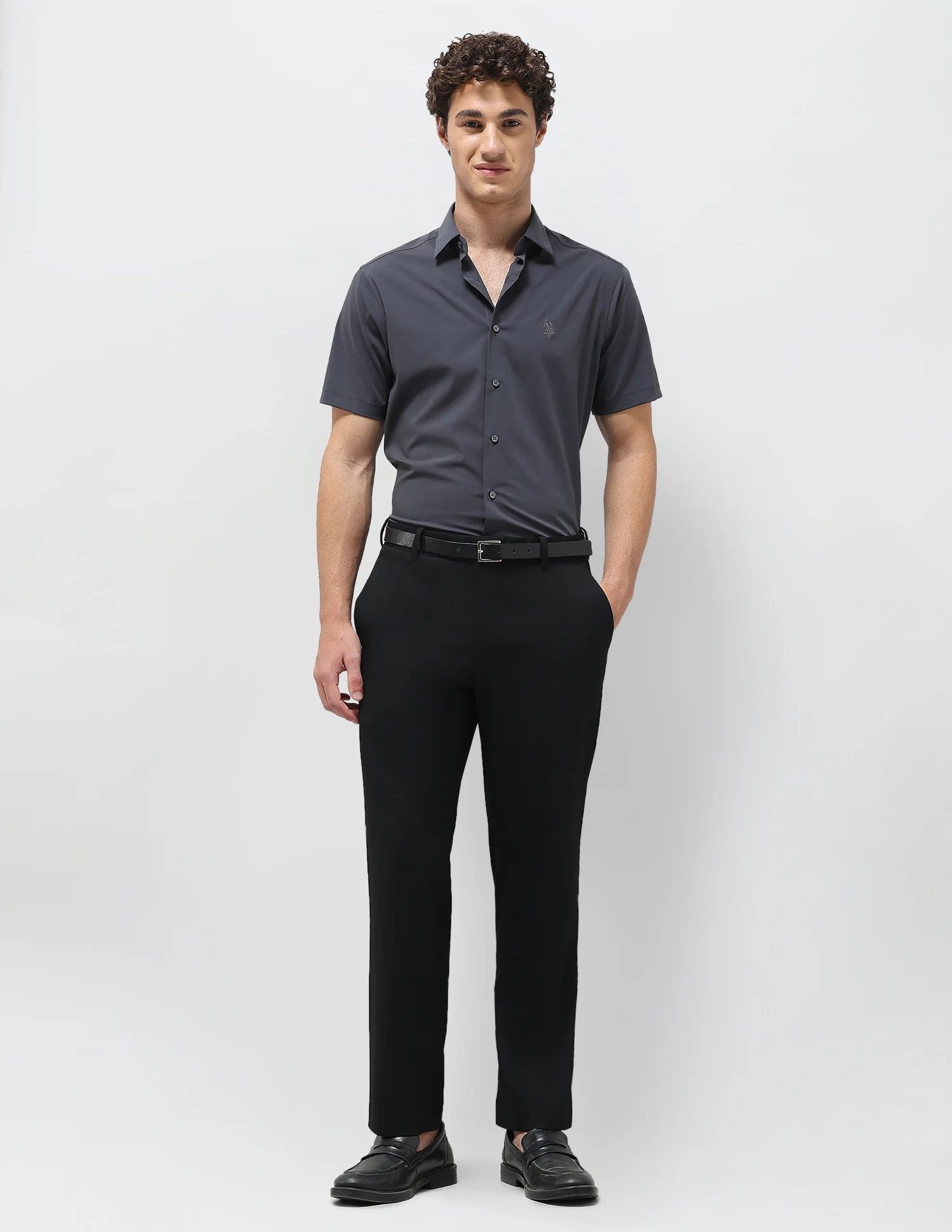 Solid Regular Fit Shirt - Image 3