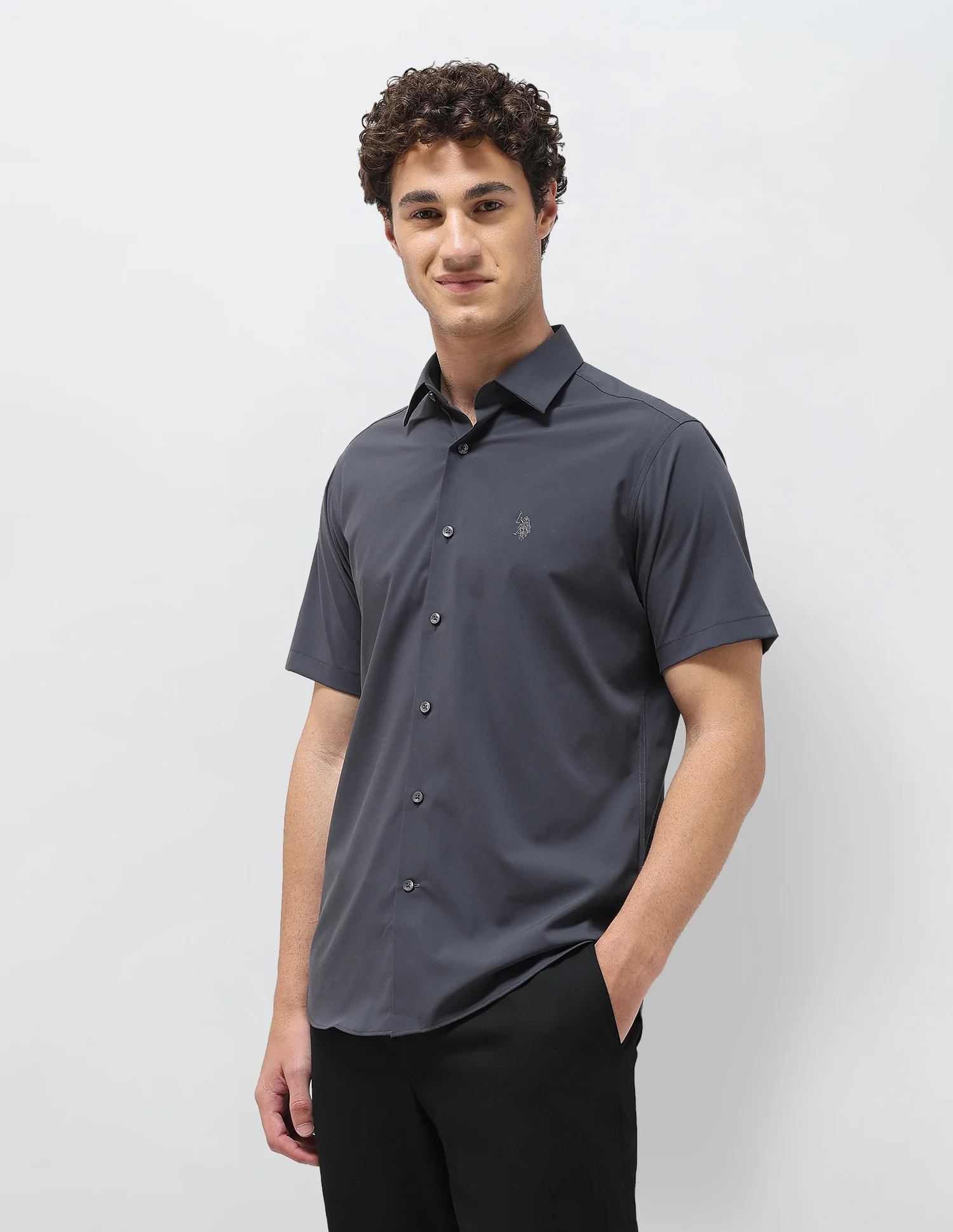 Solid Regular Fit Shirt - Image 4