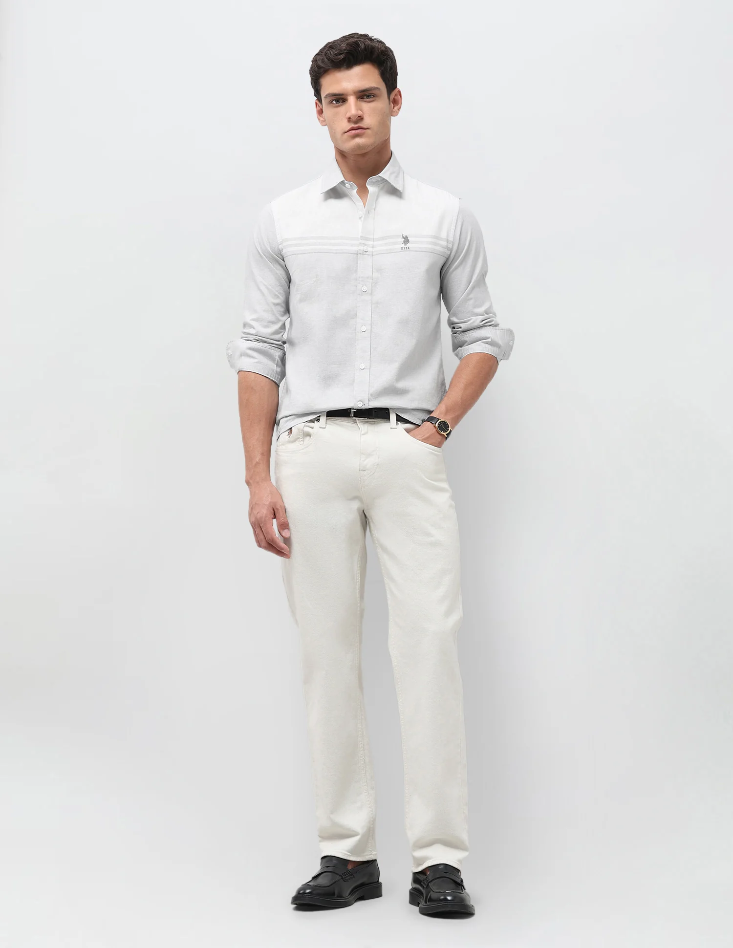 Solid Regular Fit Shirt - Image 3