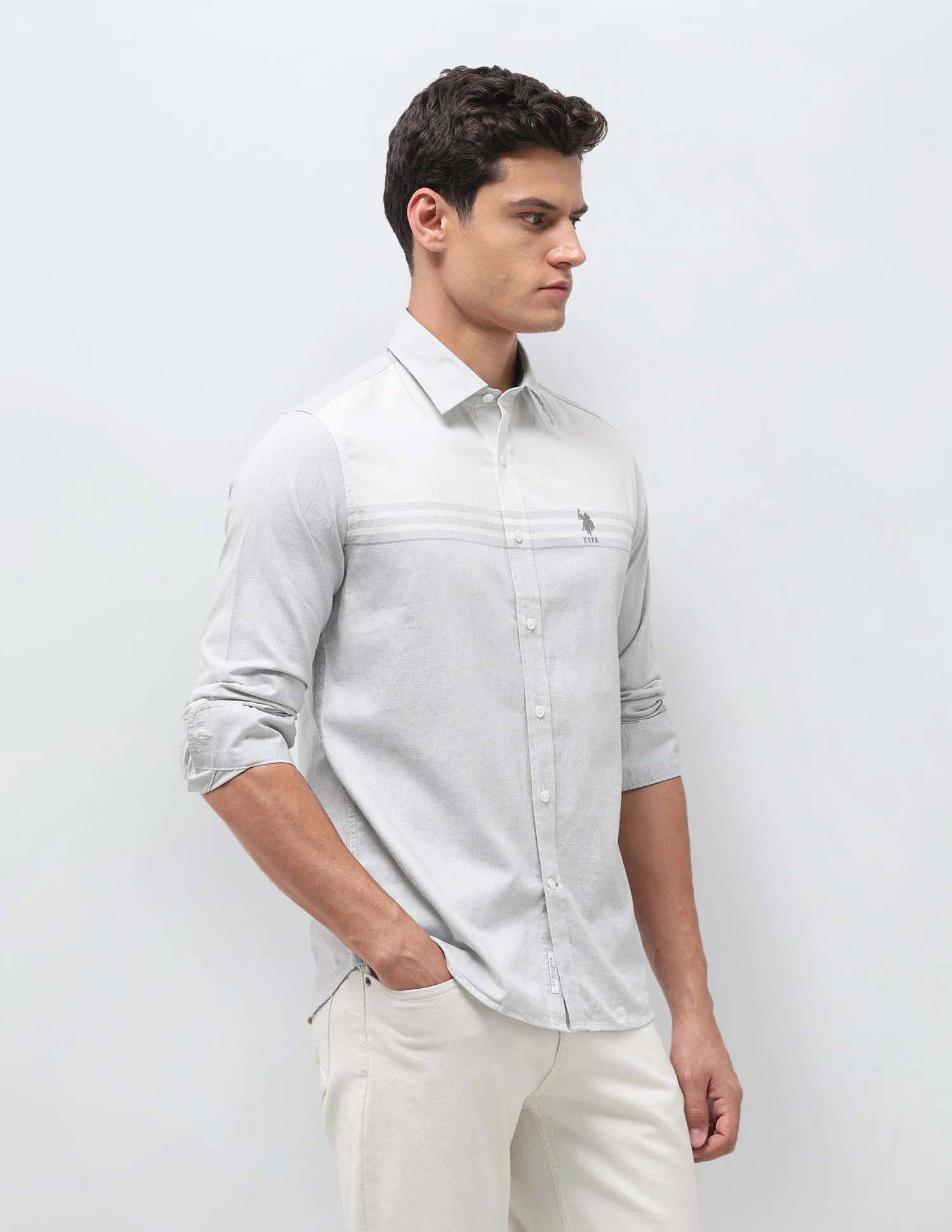 Solid Regular Fit Shirt - Image 4