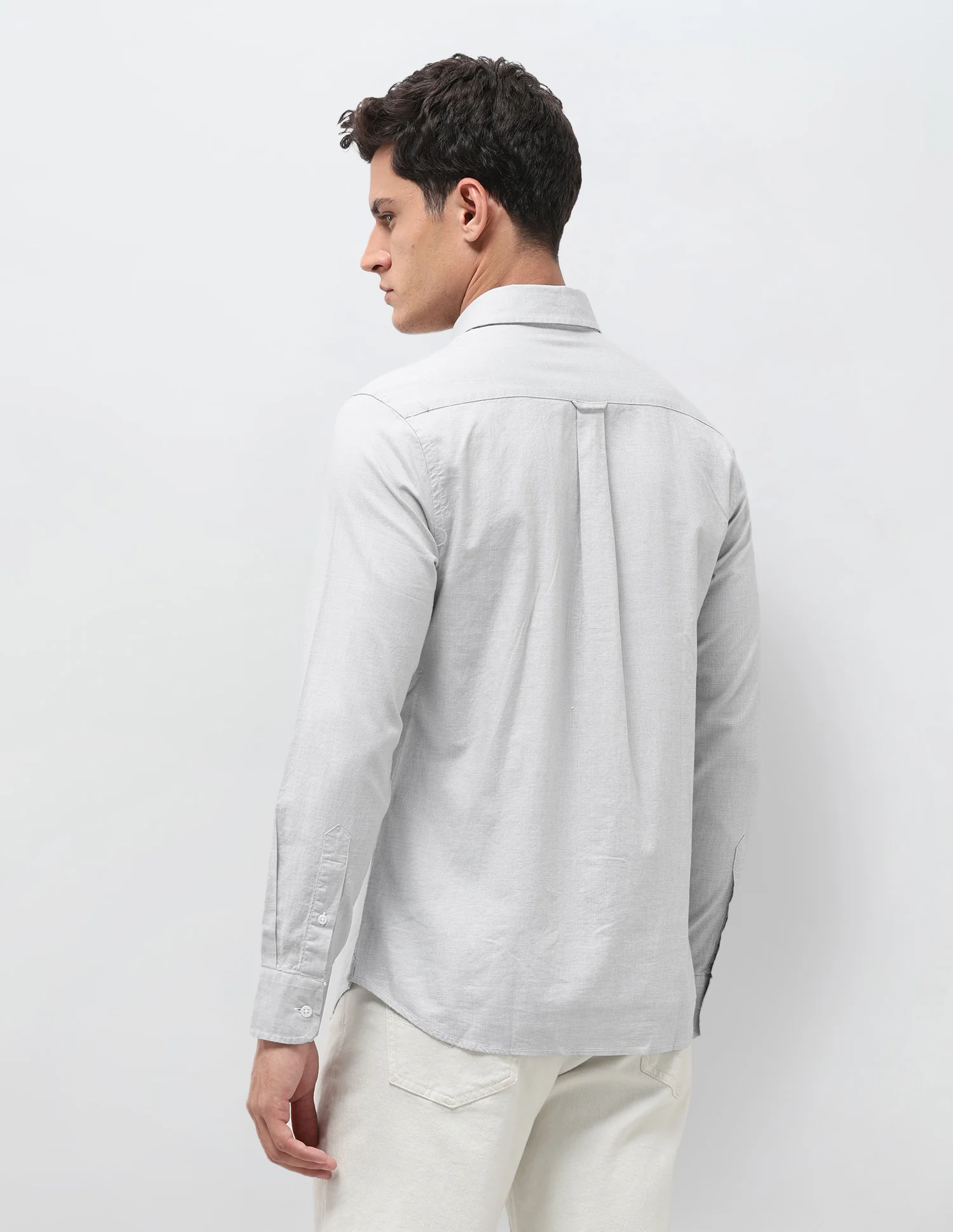 Solid Regular Fit Shirt - Image 5