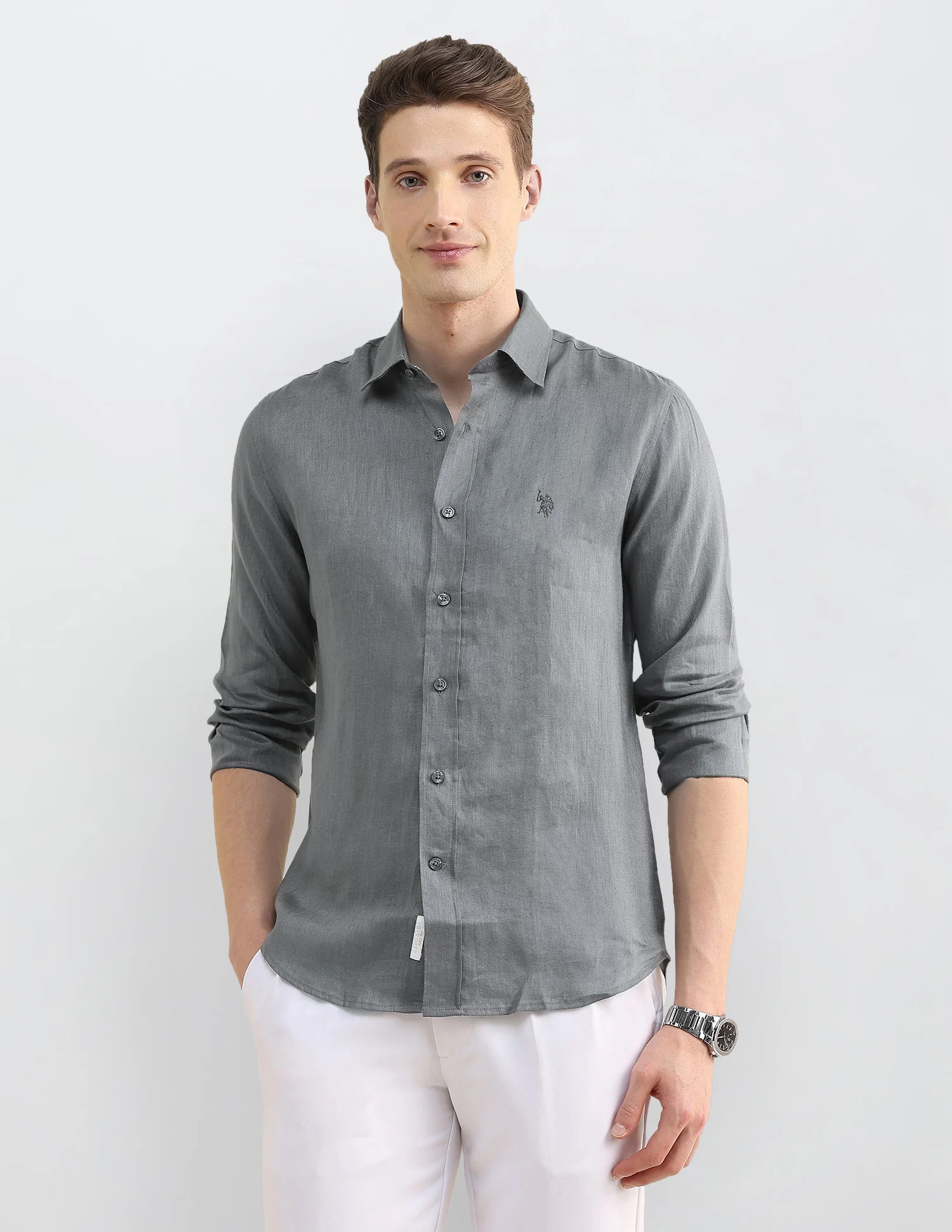 Solid Regular Fit Shirt