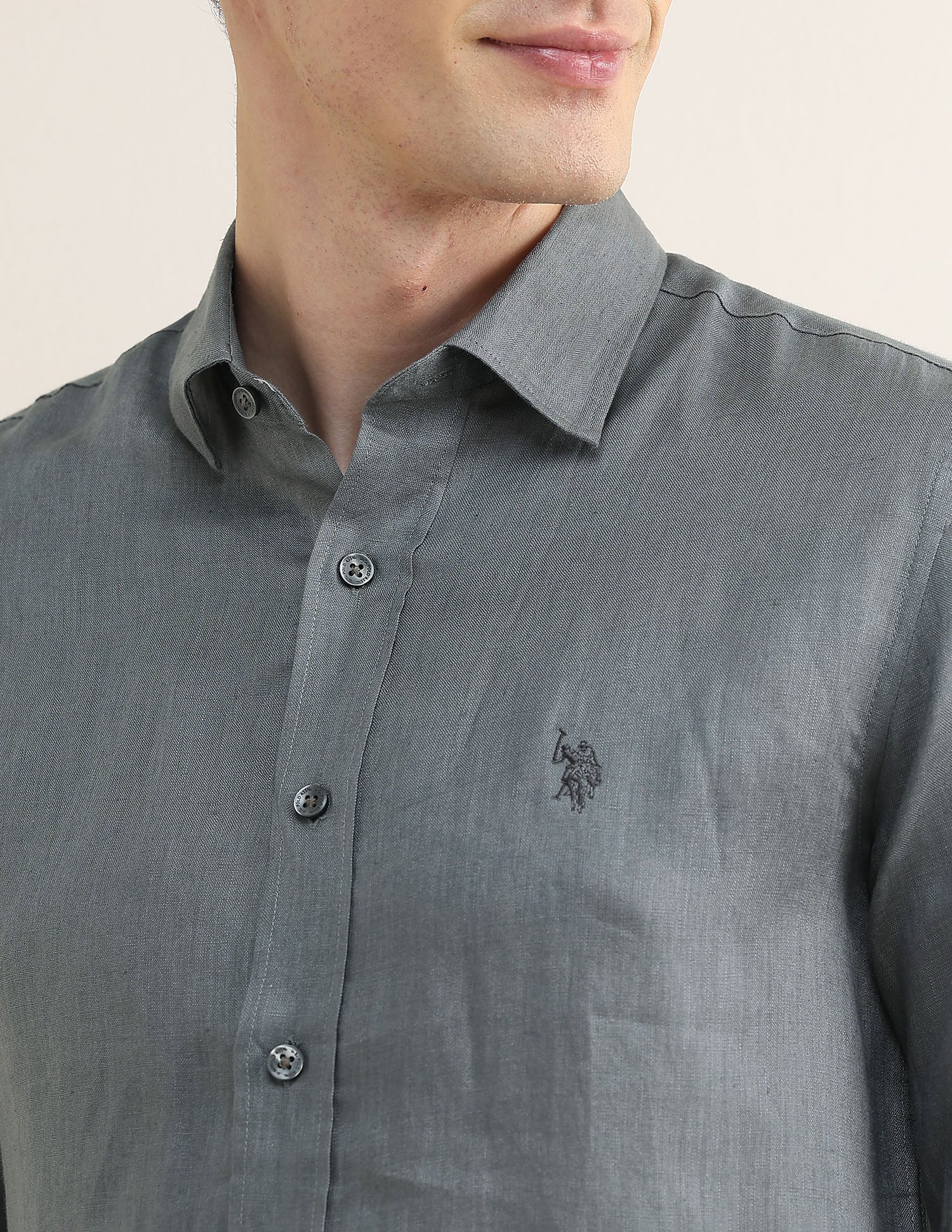 Solid Regular Fit Shirt - Image 7