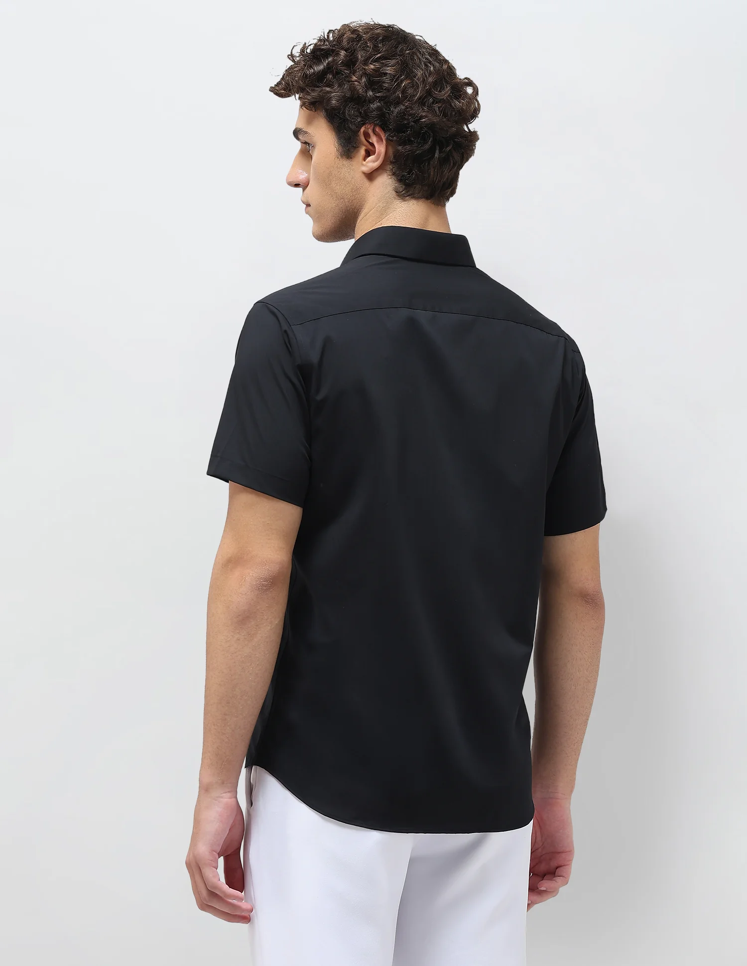Solid Regular Fit Shirt - Image 5
