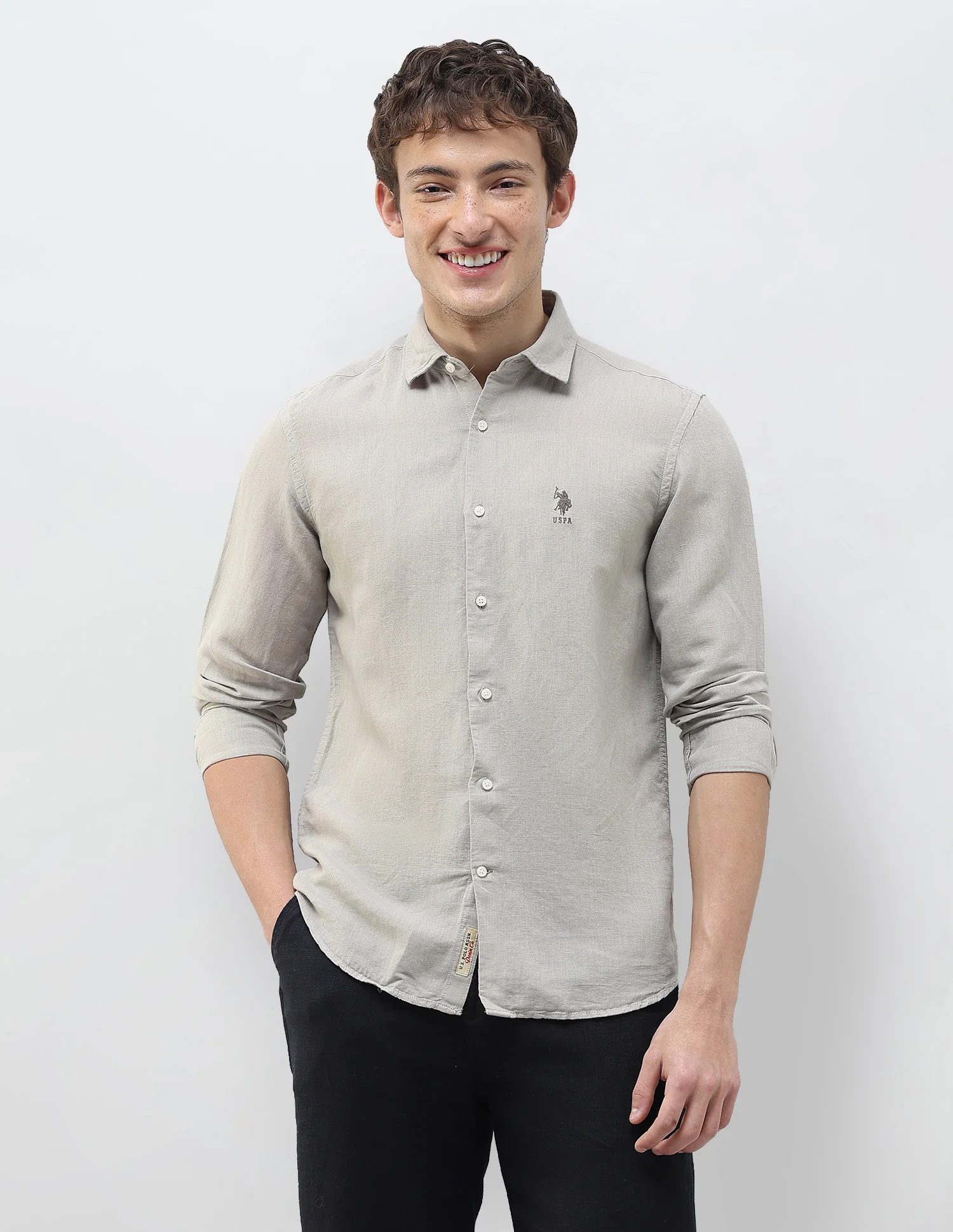 Solid Regular Fit Shirt - Image 6