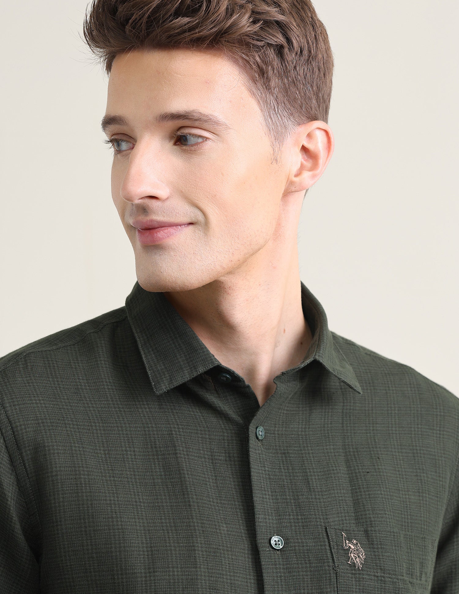 Solid Regular Fit Shirt - Image 7