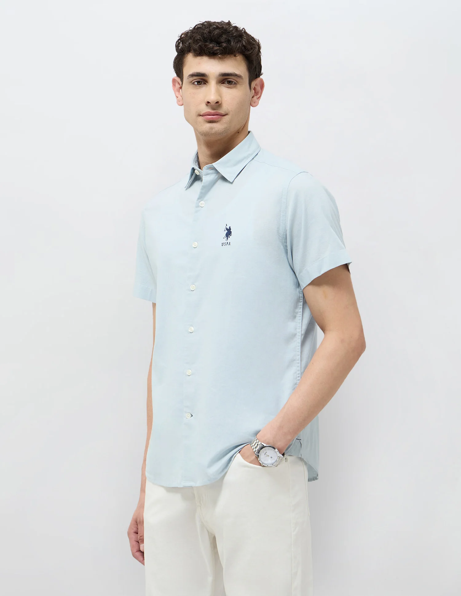 Solid Regular Fit Shirt - Image 4