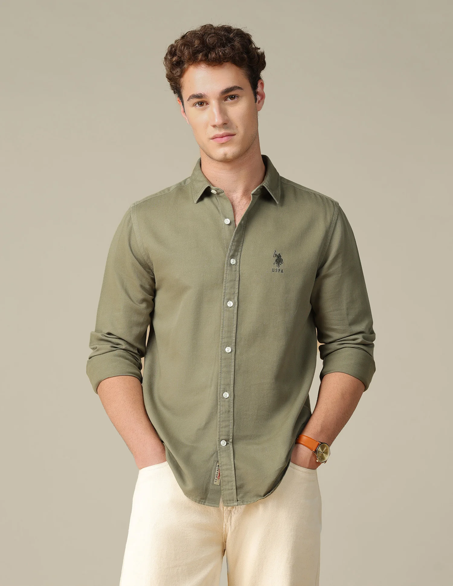 Solid Regular Fit Shirt