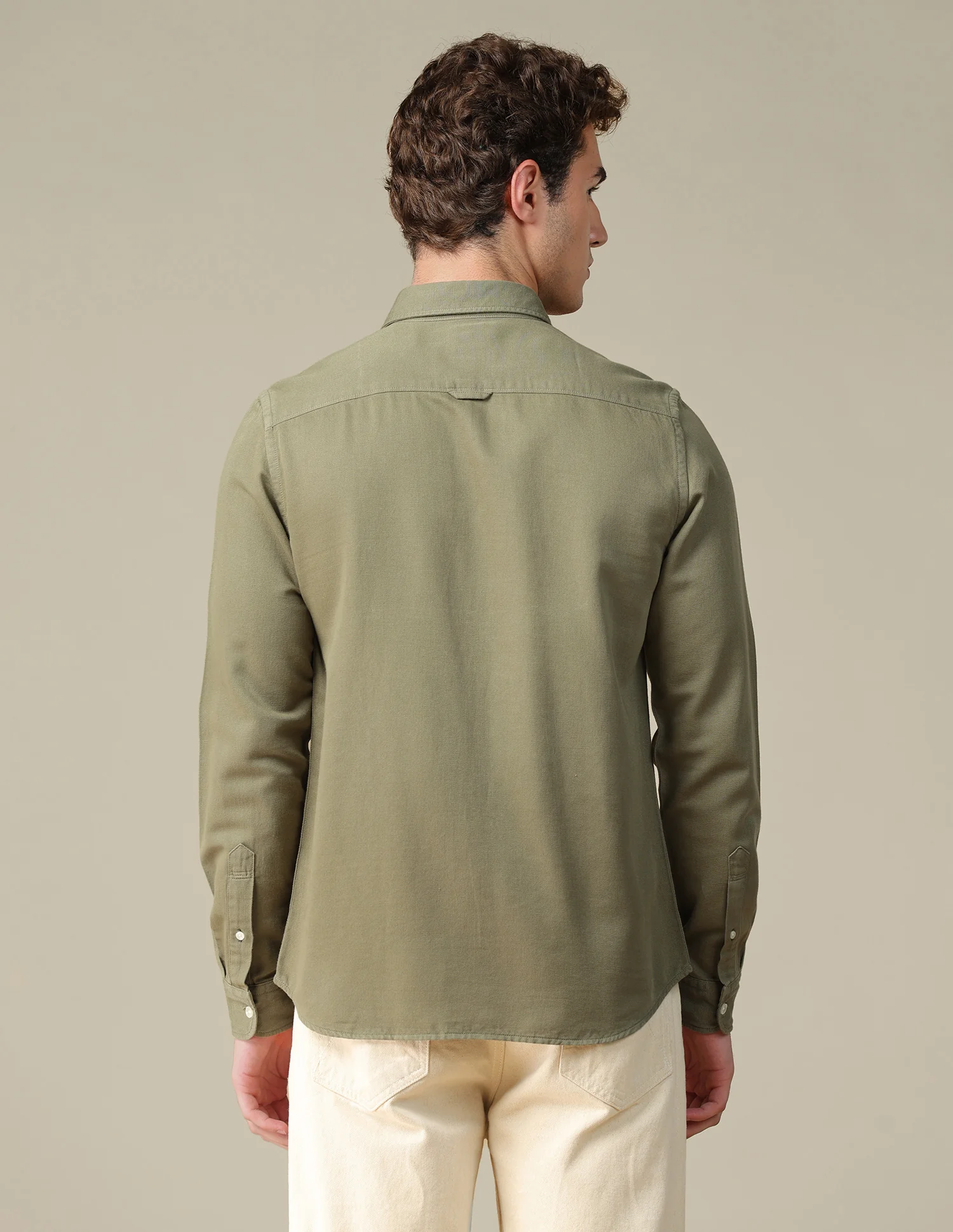 Solid Regular Fit Shirt - Image 5