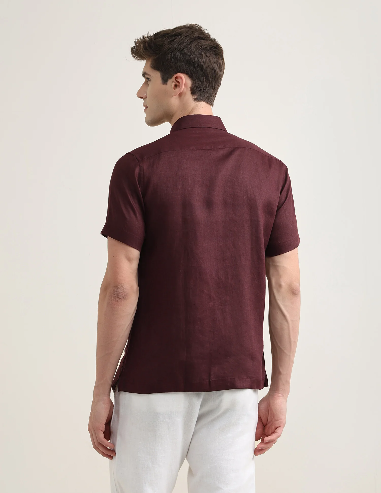 Solid Regular Fit Shirt - Image 5