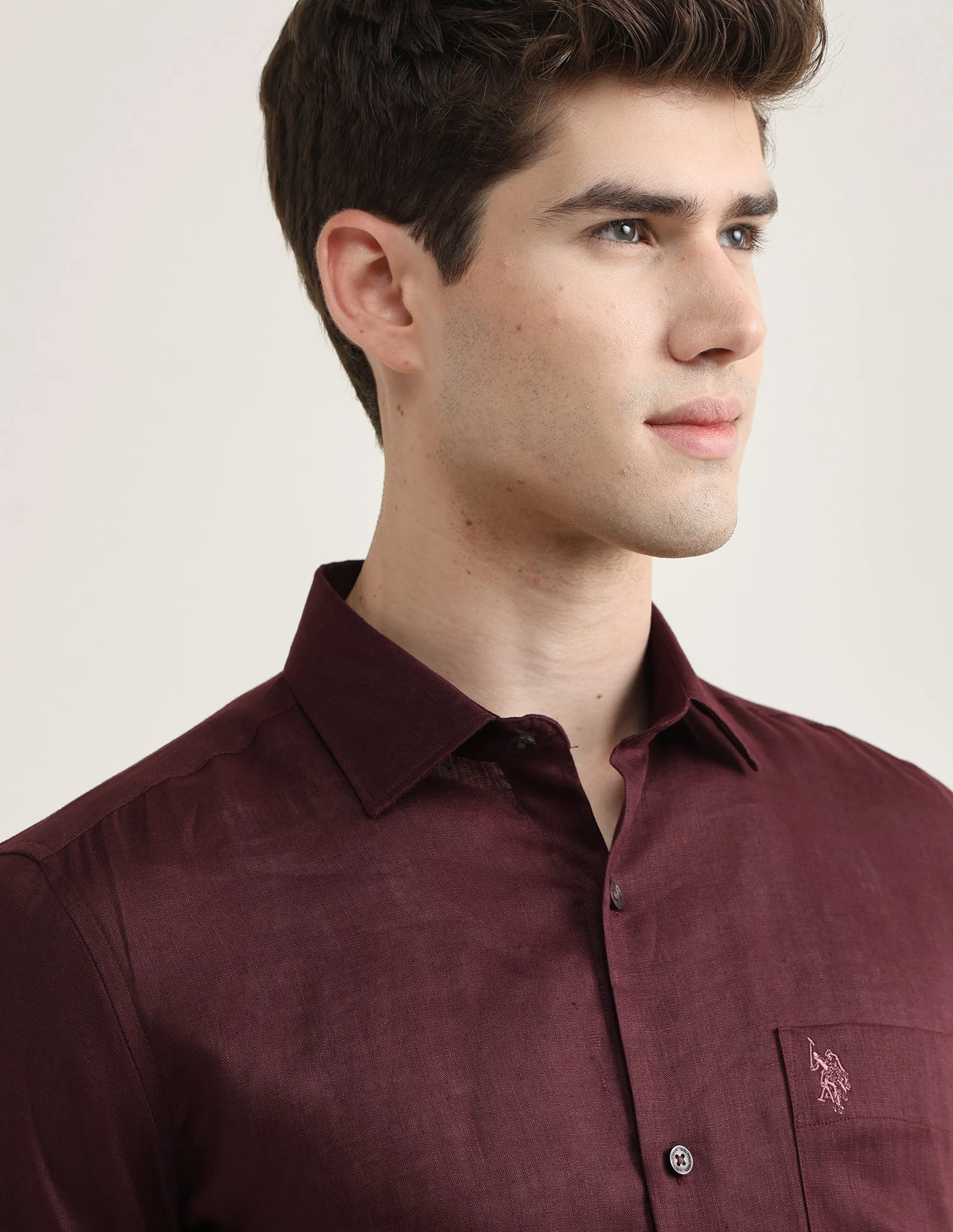 Solid Regular Fit Shirt - Image 7