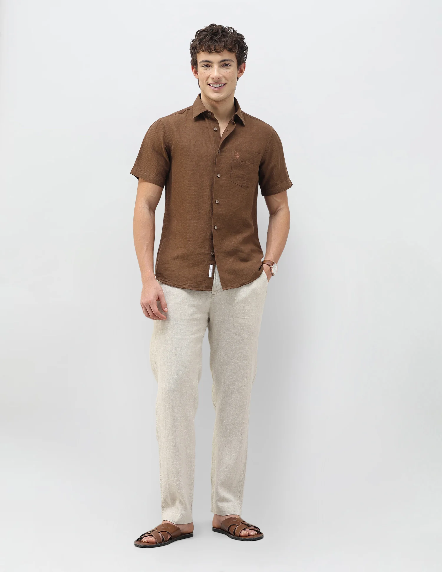 Solid Regular Fit Shirt - Image 3