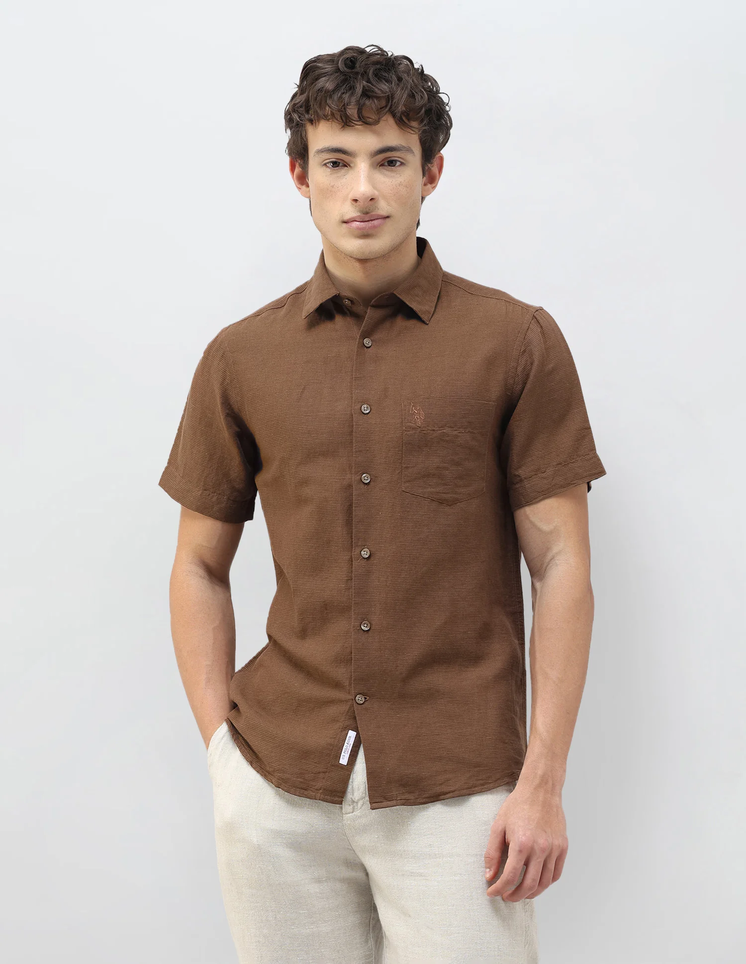 Solid Regular Fit Shirt - Image 6
