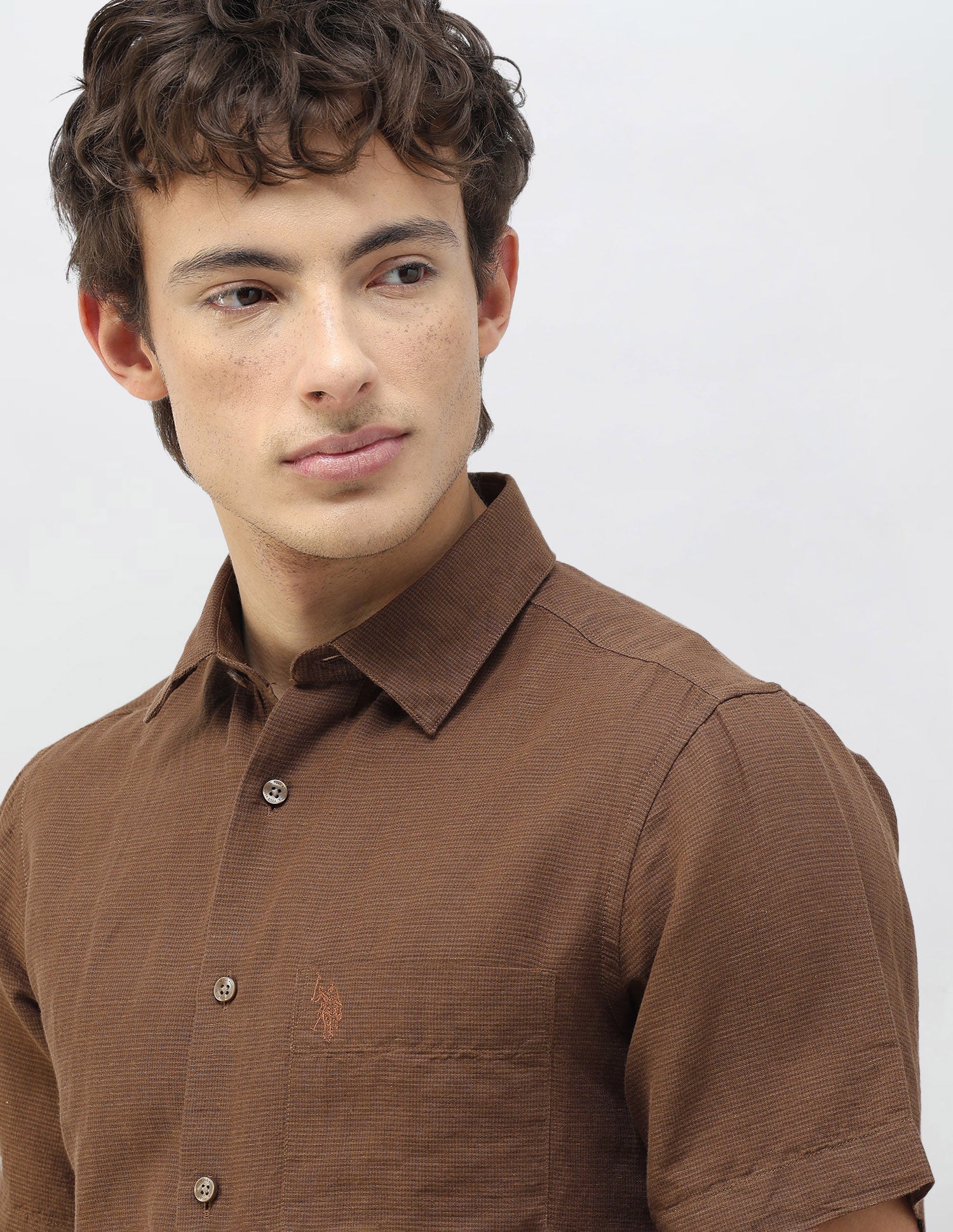 Solid Regular Fit Shirt - Image 7