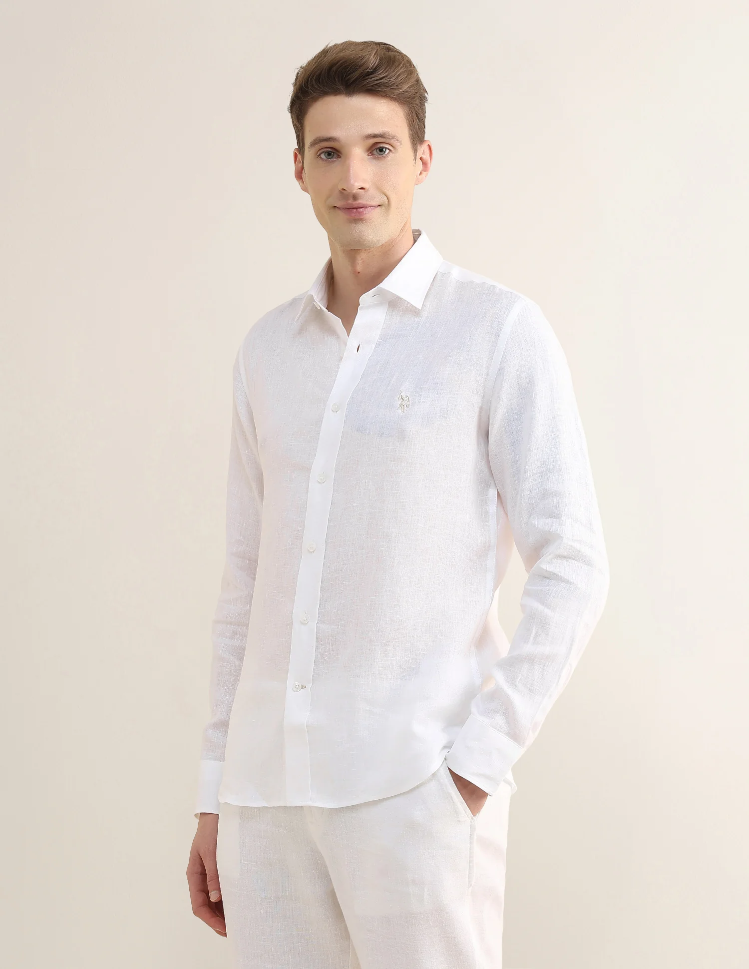 Solid Regular Fit Shirt - Image 4