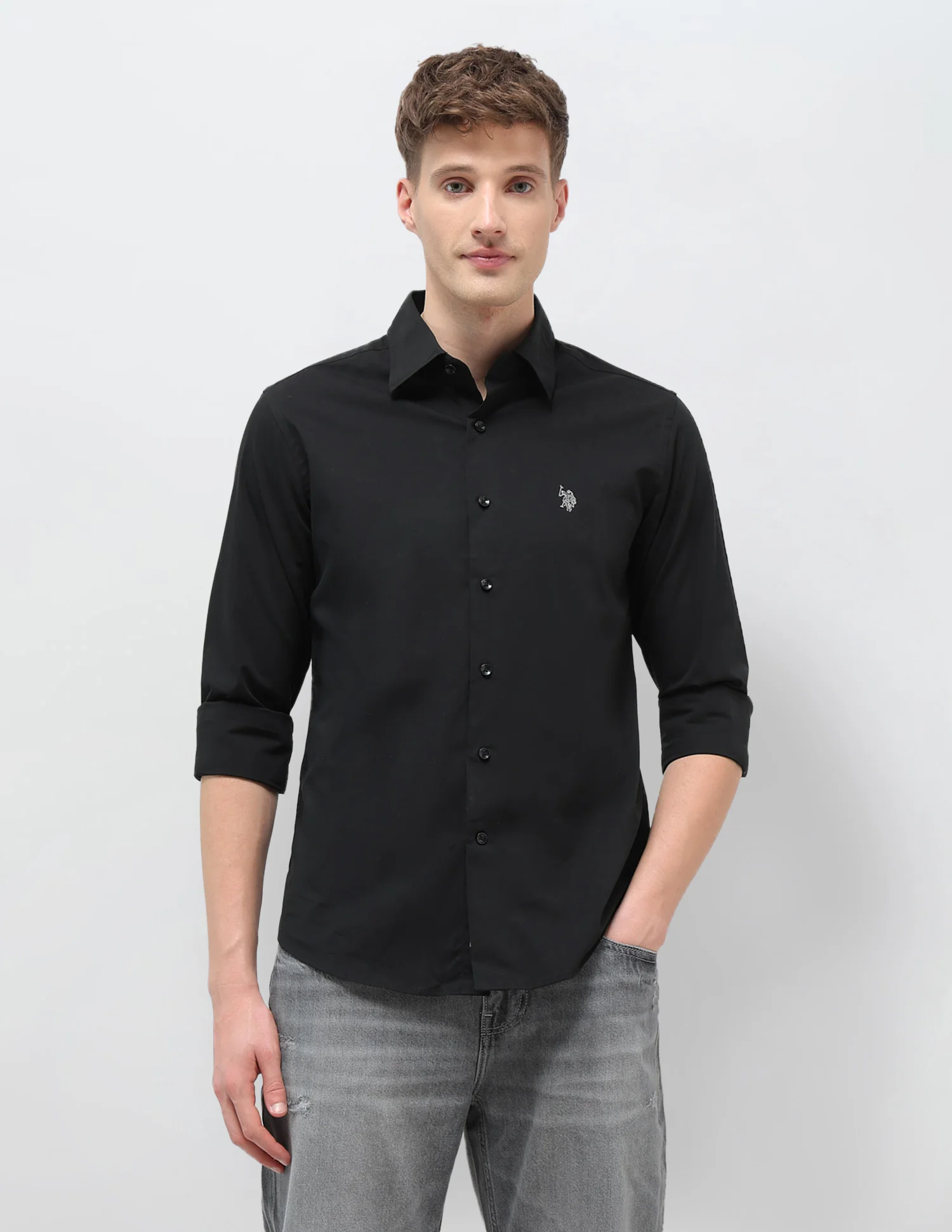 Solid Regular Fit Shirt - Image 6