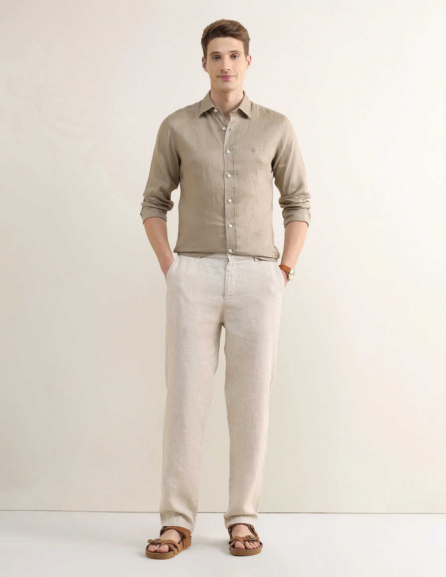 Solid Regular Fit Shirt - Image 3