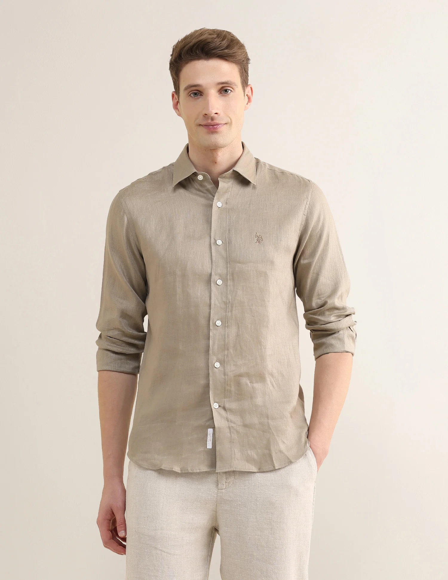 Solid Regular Fit Shirt - Image 6