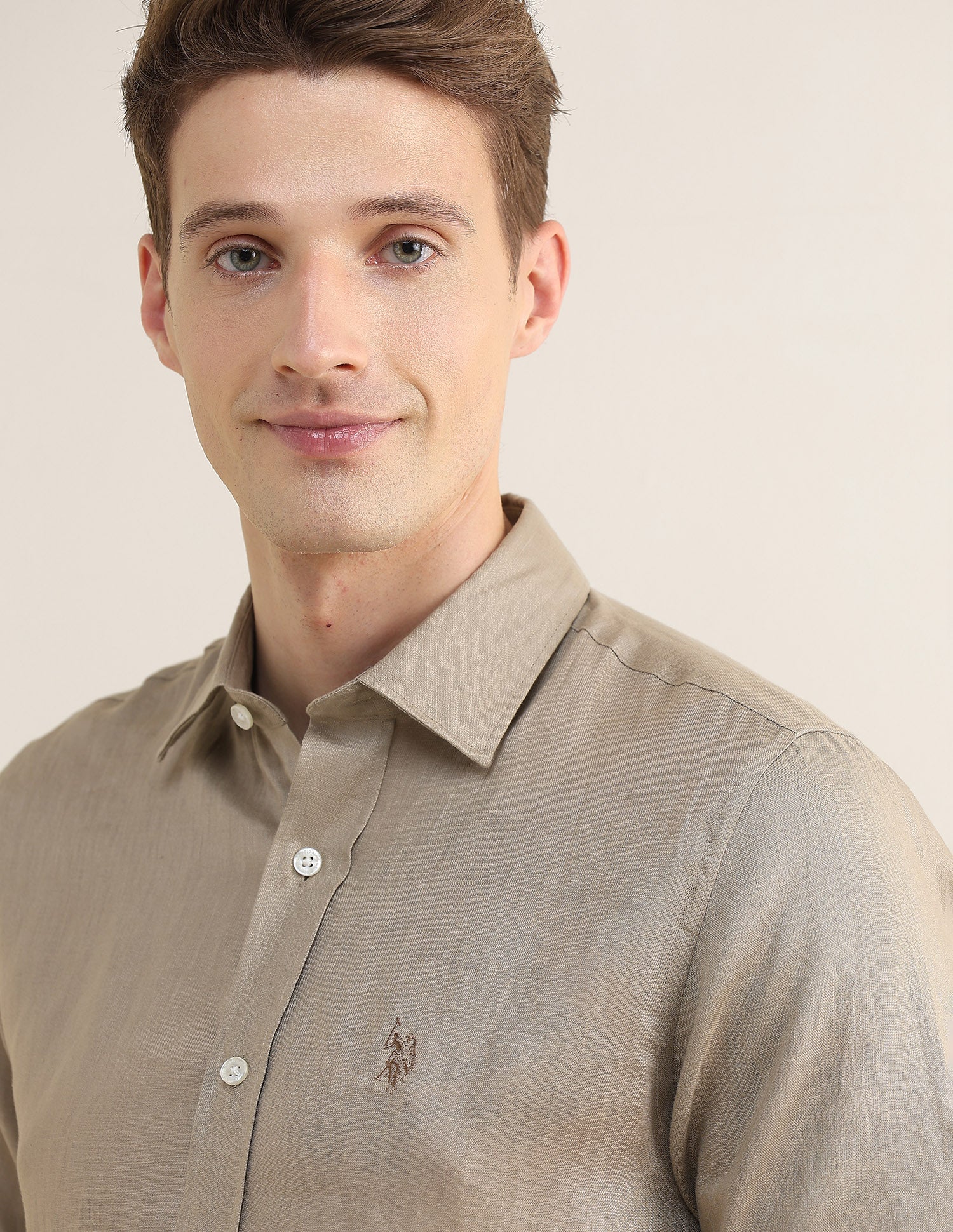 Solid Regular Fit Shirt - Image 7