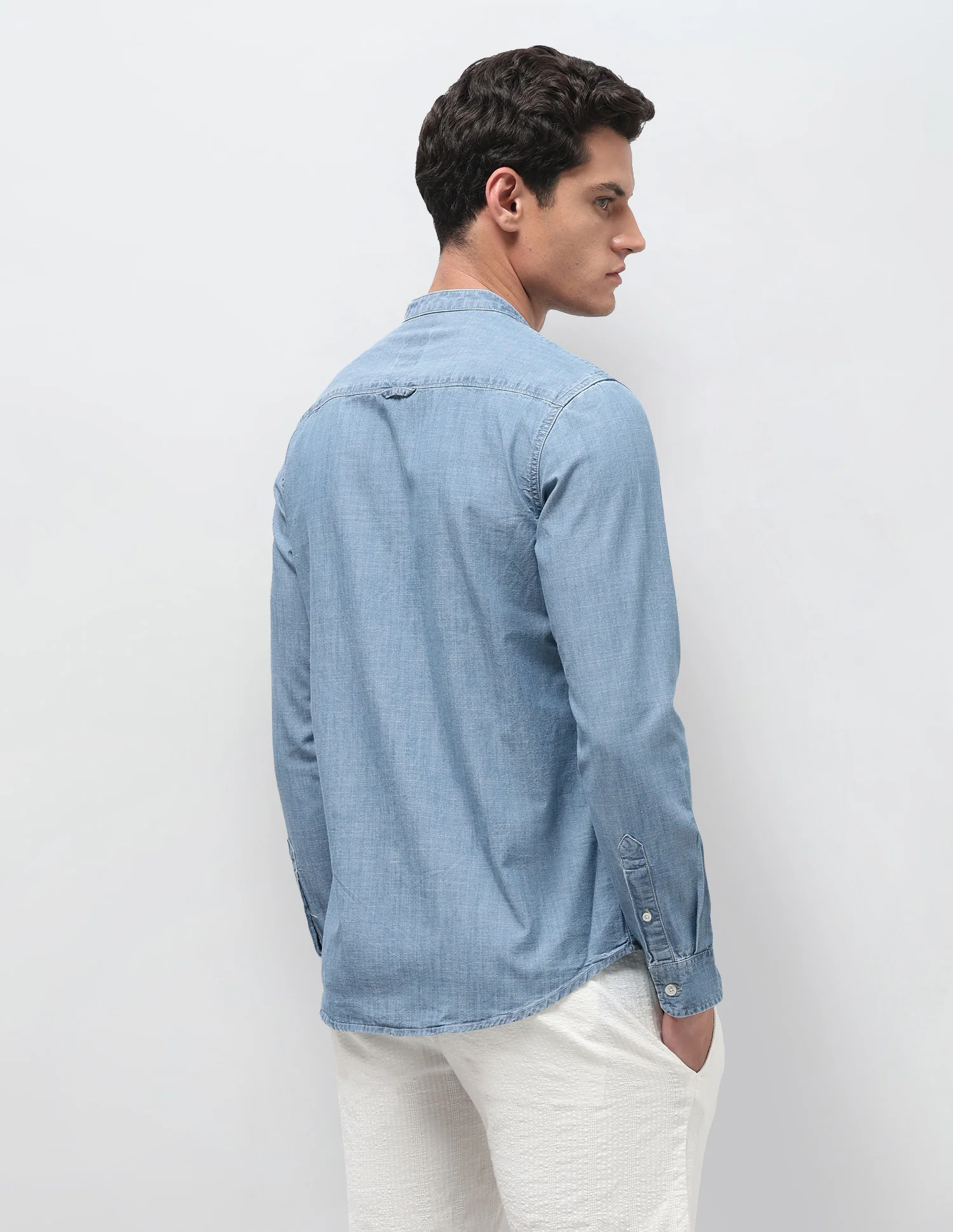Solid Regular Fit Shirt - Image 5