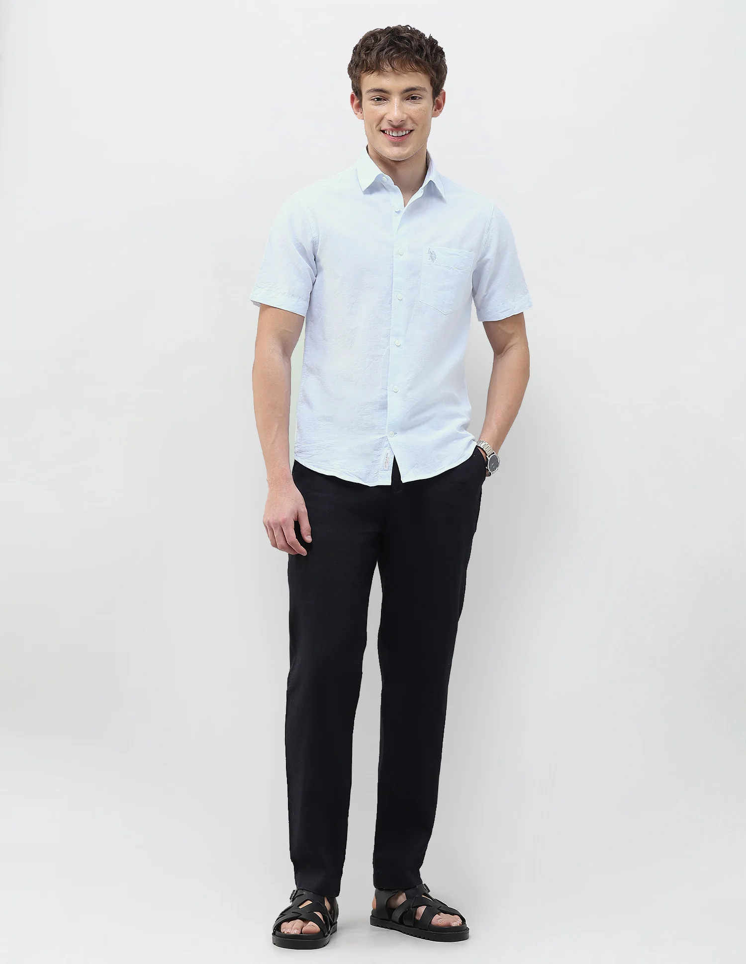 Solid Regular Fit Shirt - Image 3