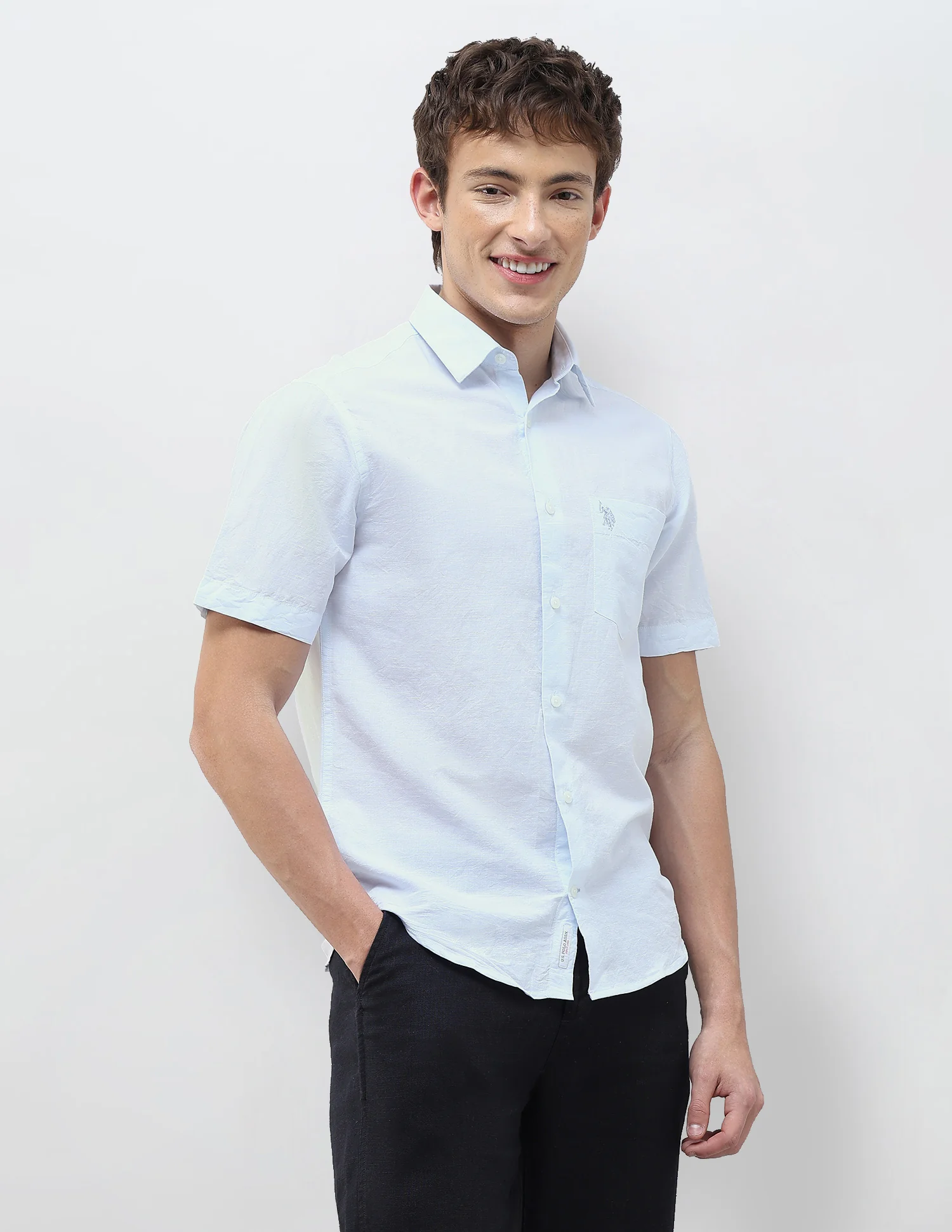 Solid Regular Fit Shirt - Image 4