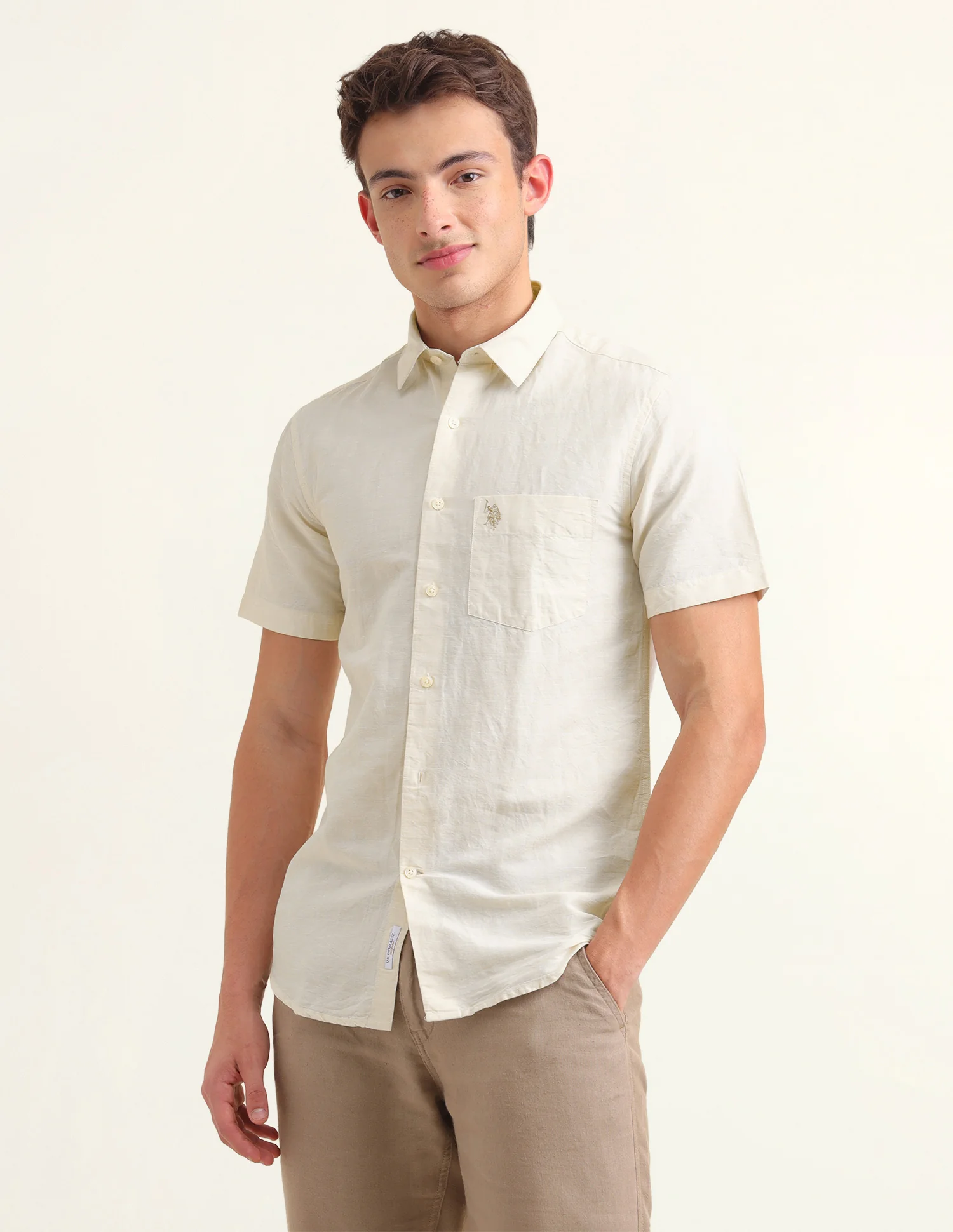 Solid Regular Fit Shirt - Image 4