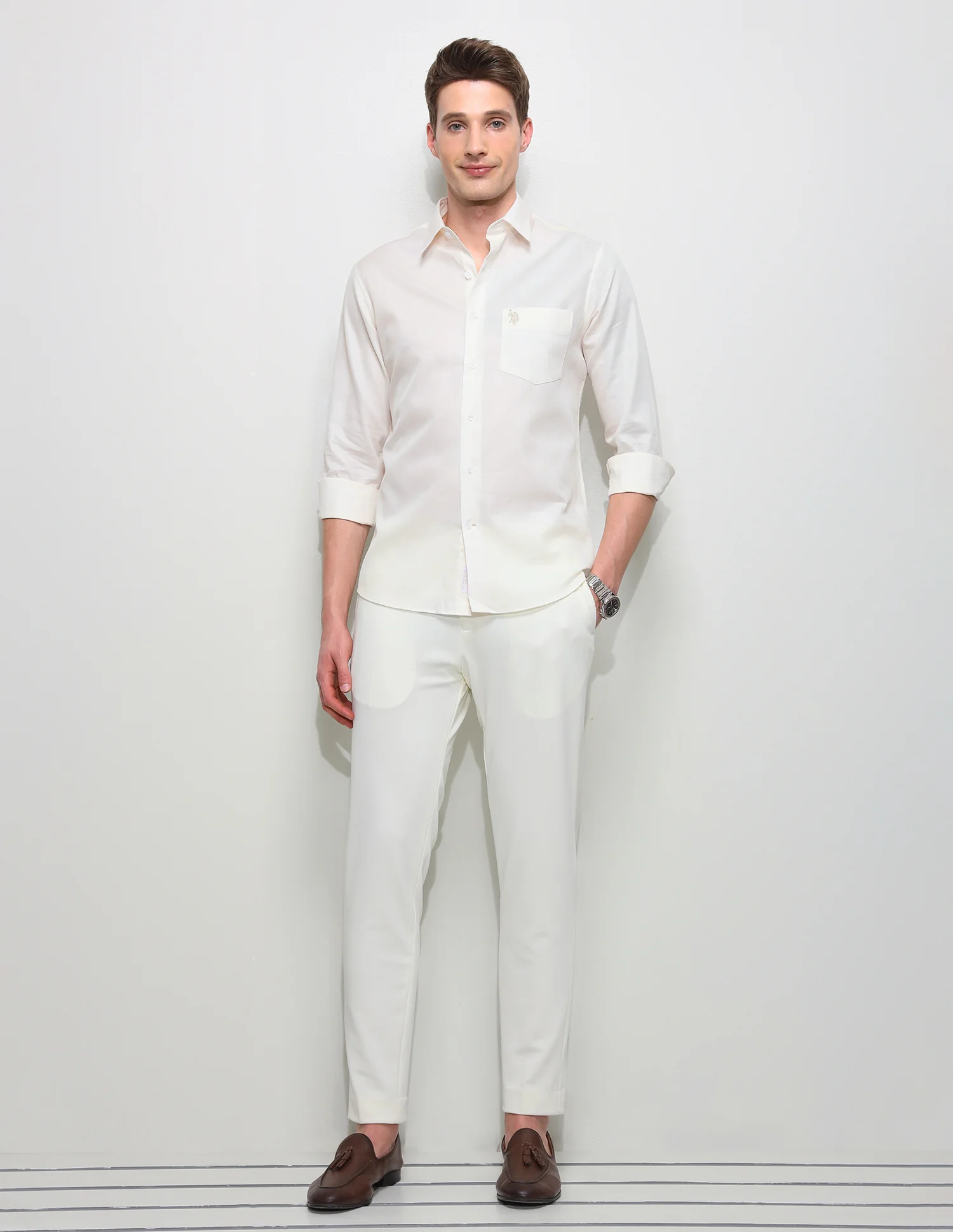 Solid Regular Fit Shirt - Image 3