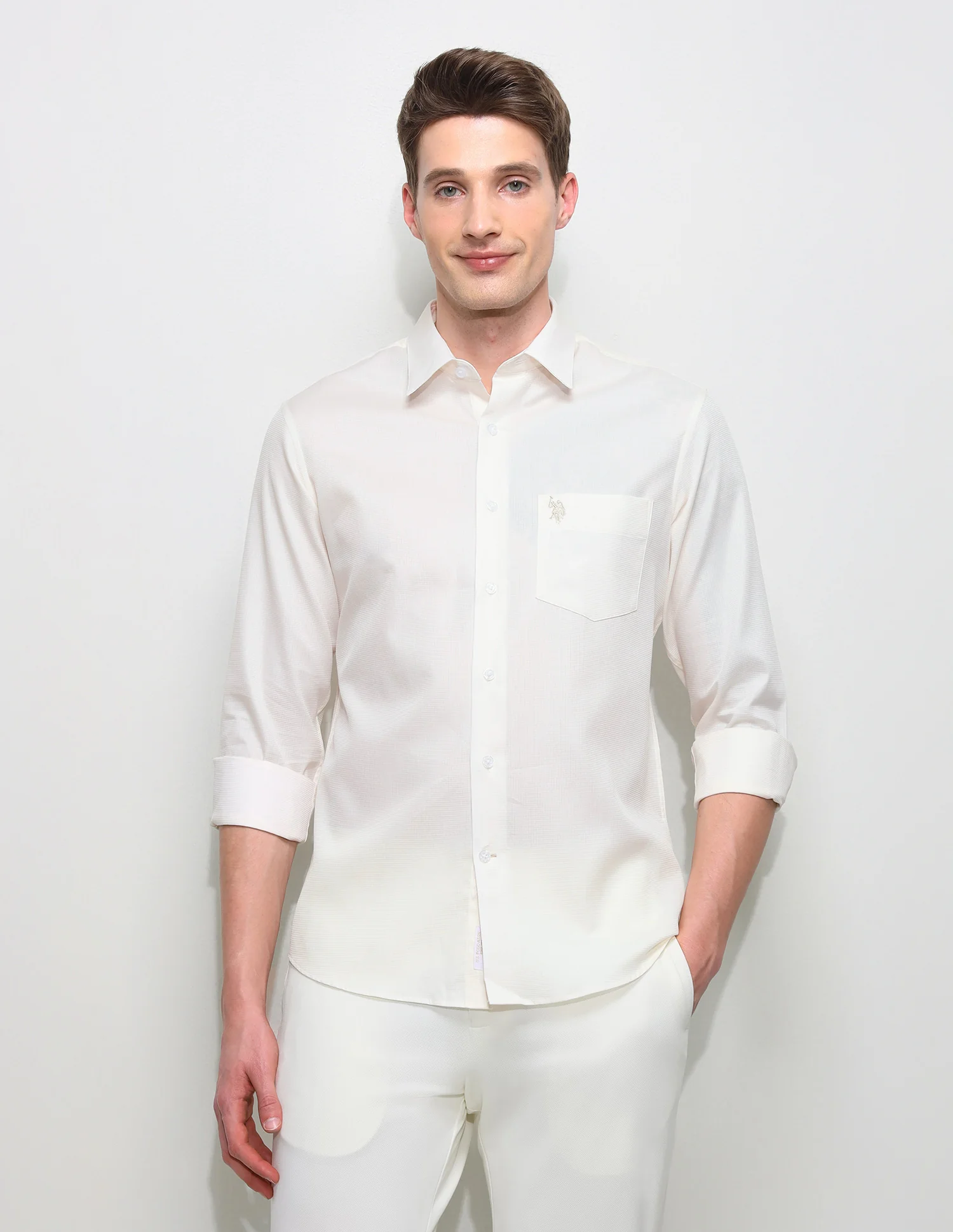 Solid Regular Fit Shirt - Image 6