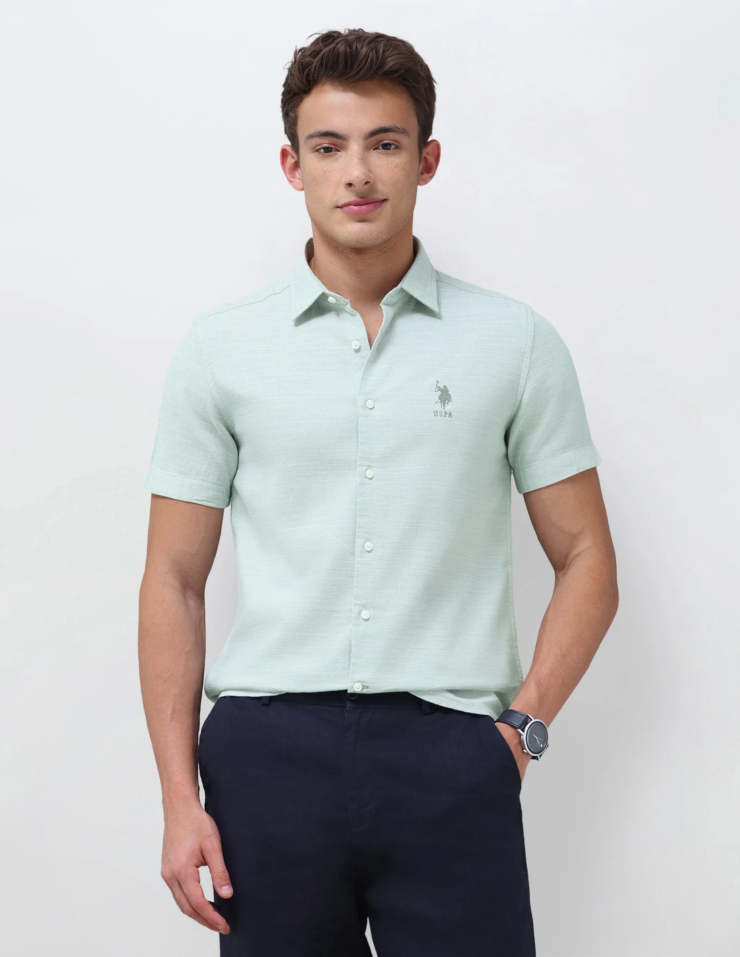 Solid Regular Fit Shirt