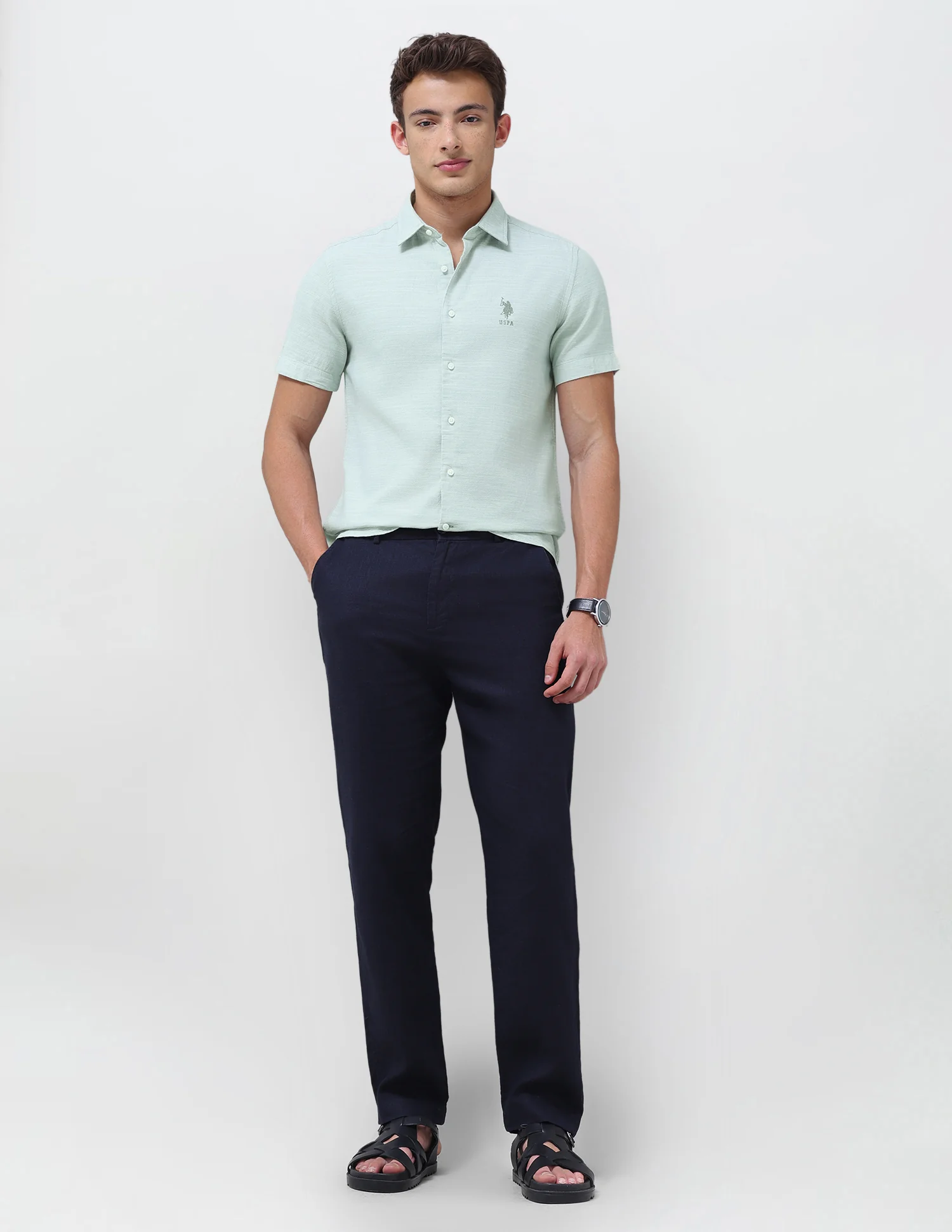 Solid Regular Fit Shirt - Image 3
