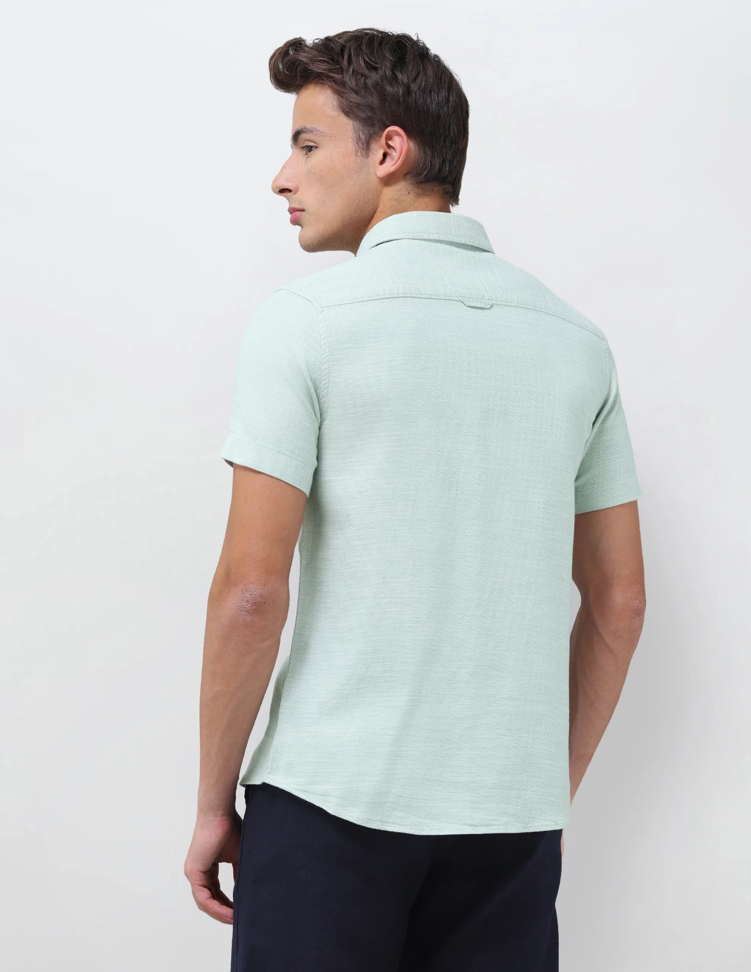 Solid Regular Fit Shirt - Image 5