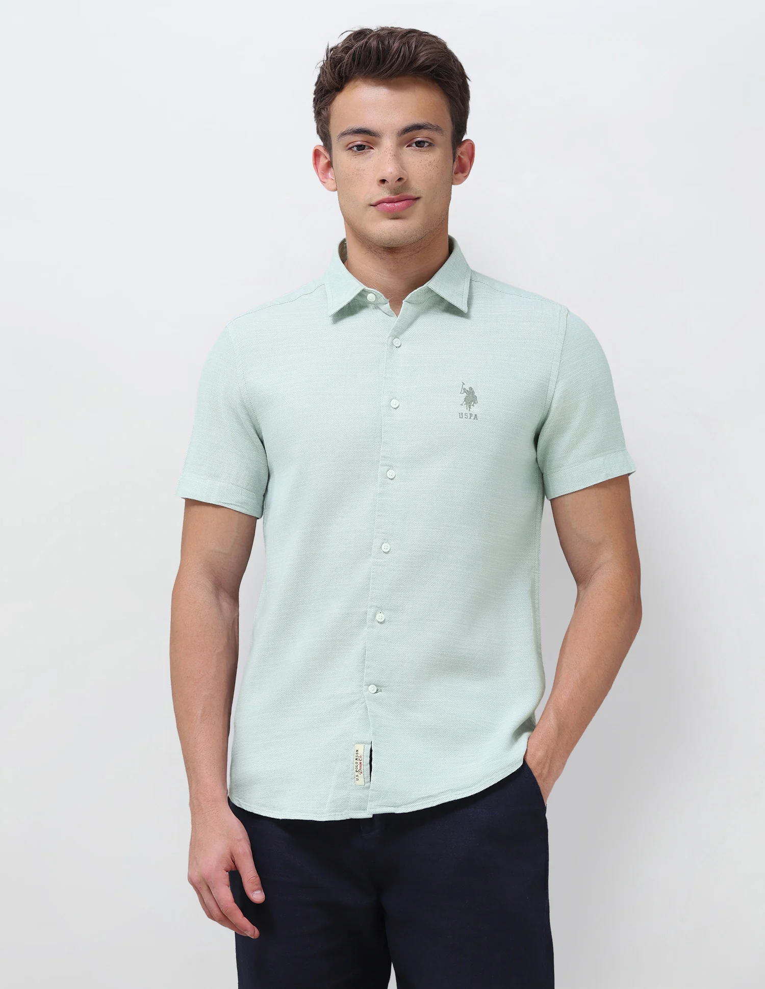 Solid Regular Fit Shirt - Image 6